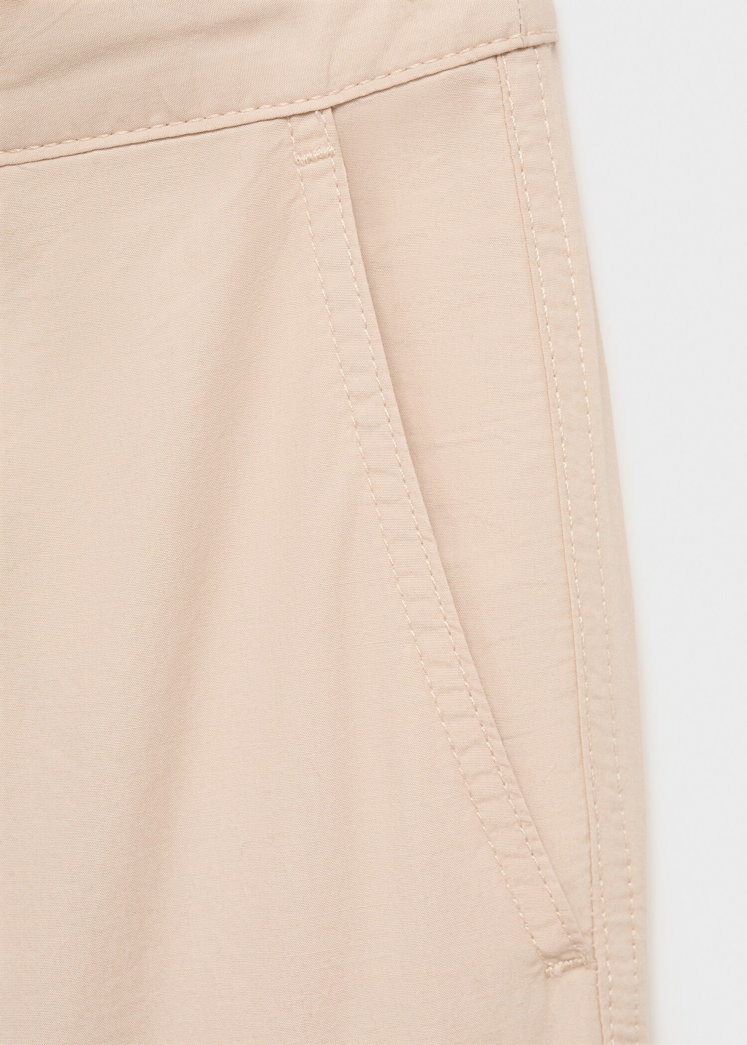 Poplin cotton trousers - Details of the article 8