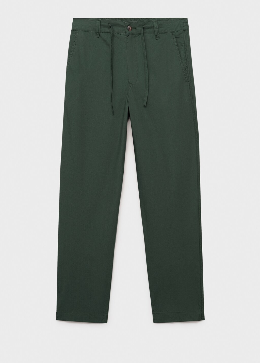 Poplin cotton pants