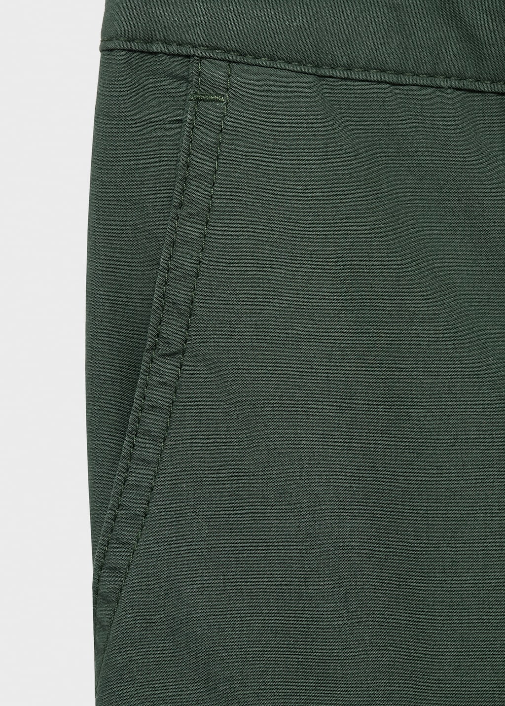 Poplin cotton pants