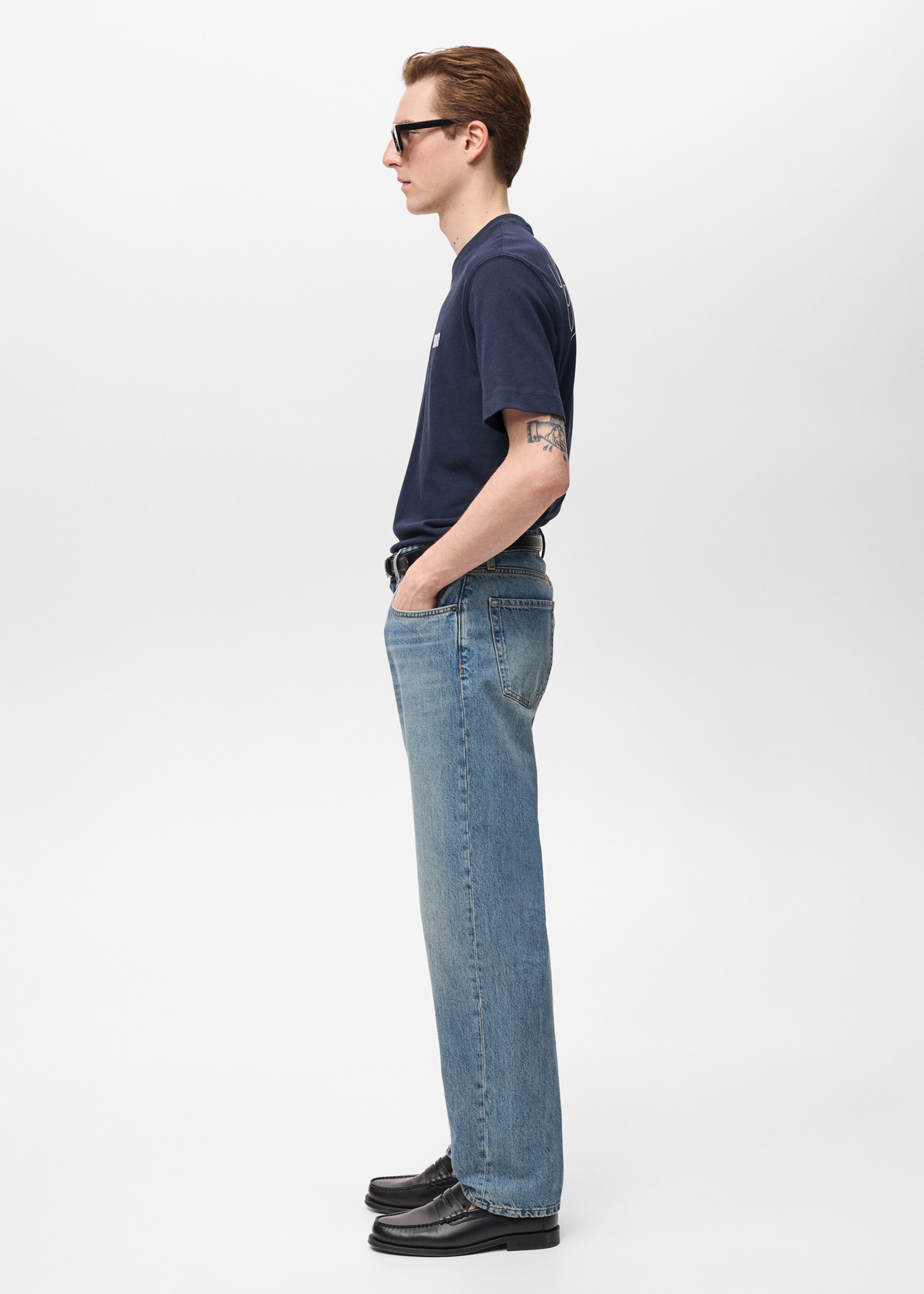 Embroidered cotton T-shirt - Details of the article 2