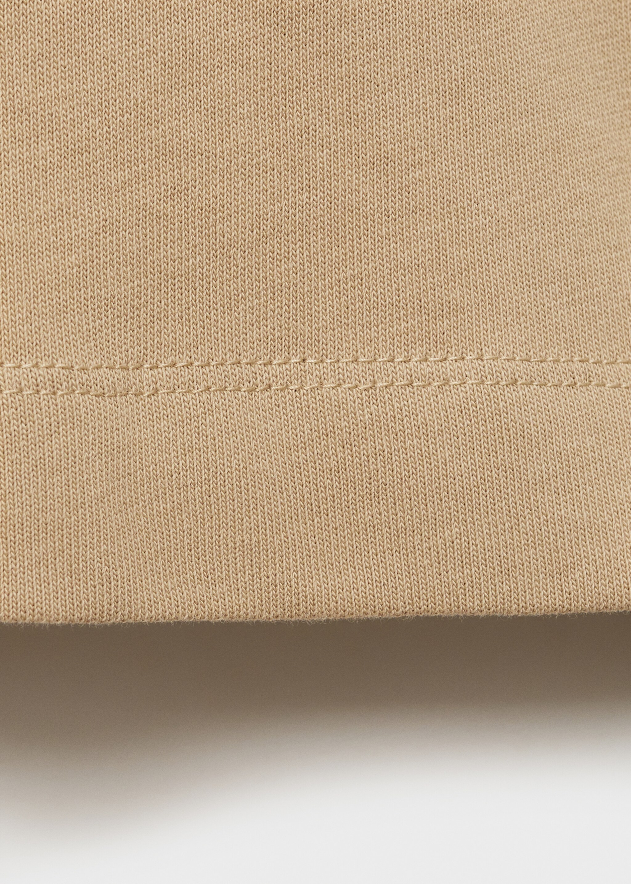 Embroidered detail cotton T-shirt - Details of the article 0