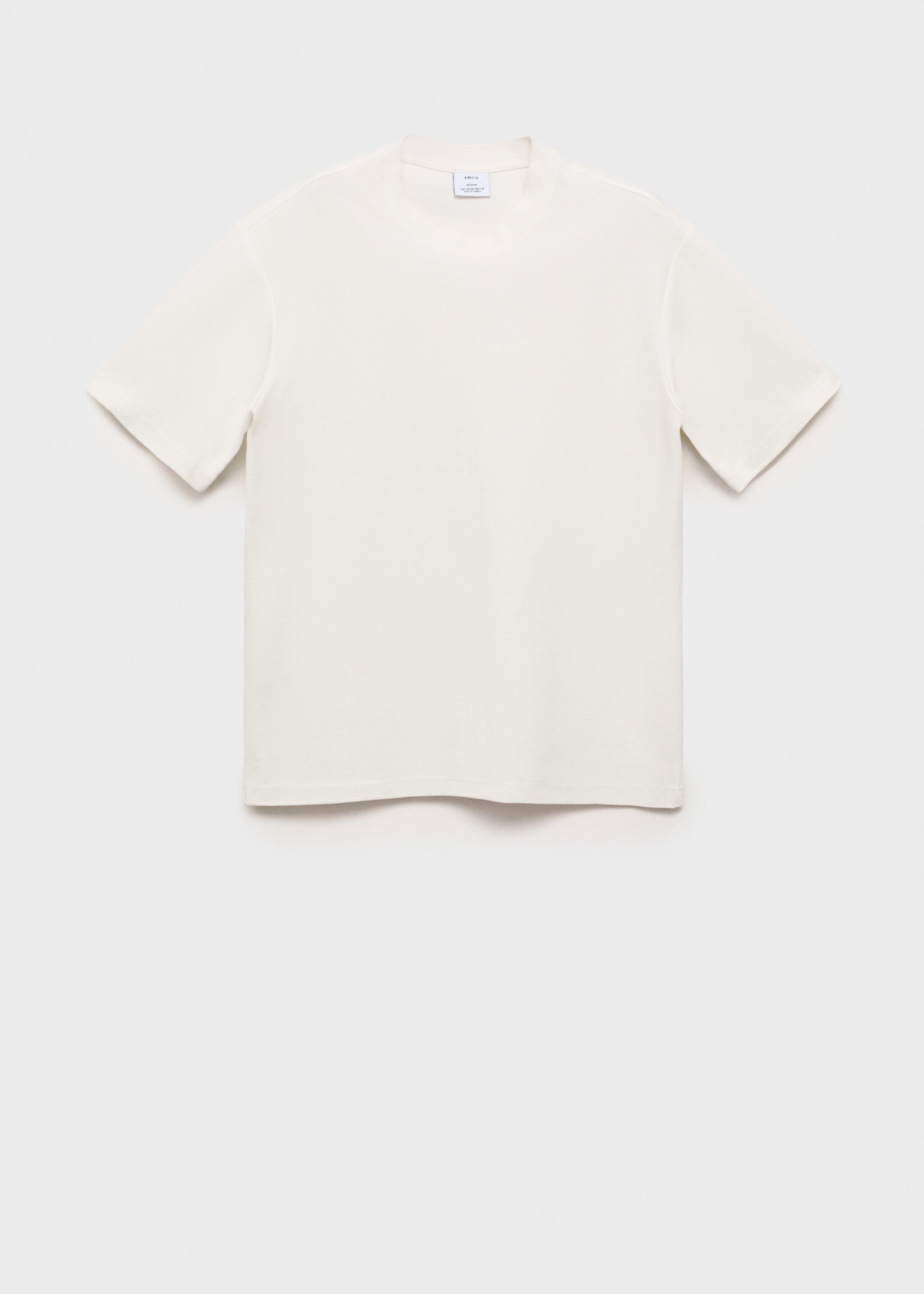 Getextureerd regular-fit T-shirt - Artikel zonder model