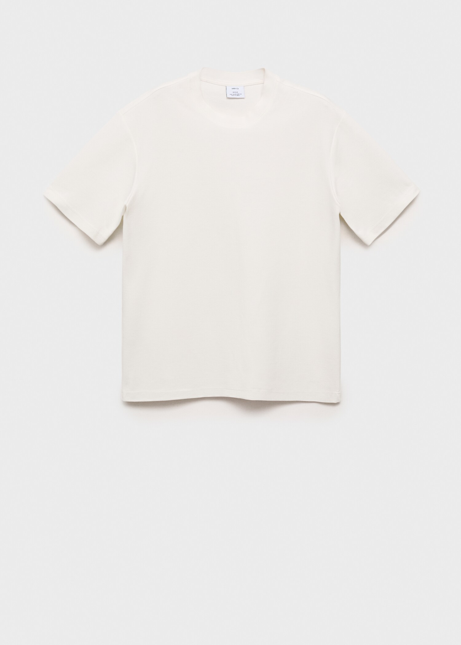 Camiseta textura regular fit - Artículo sin modelo