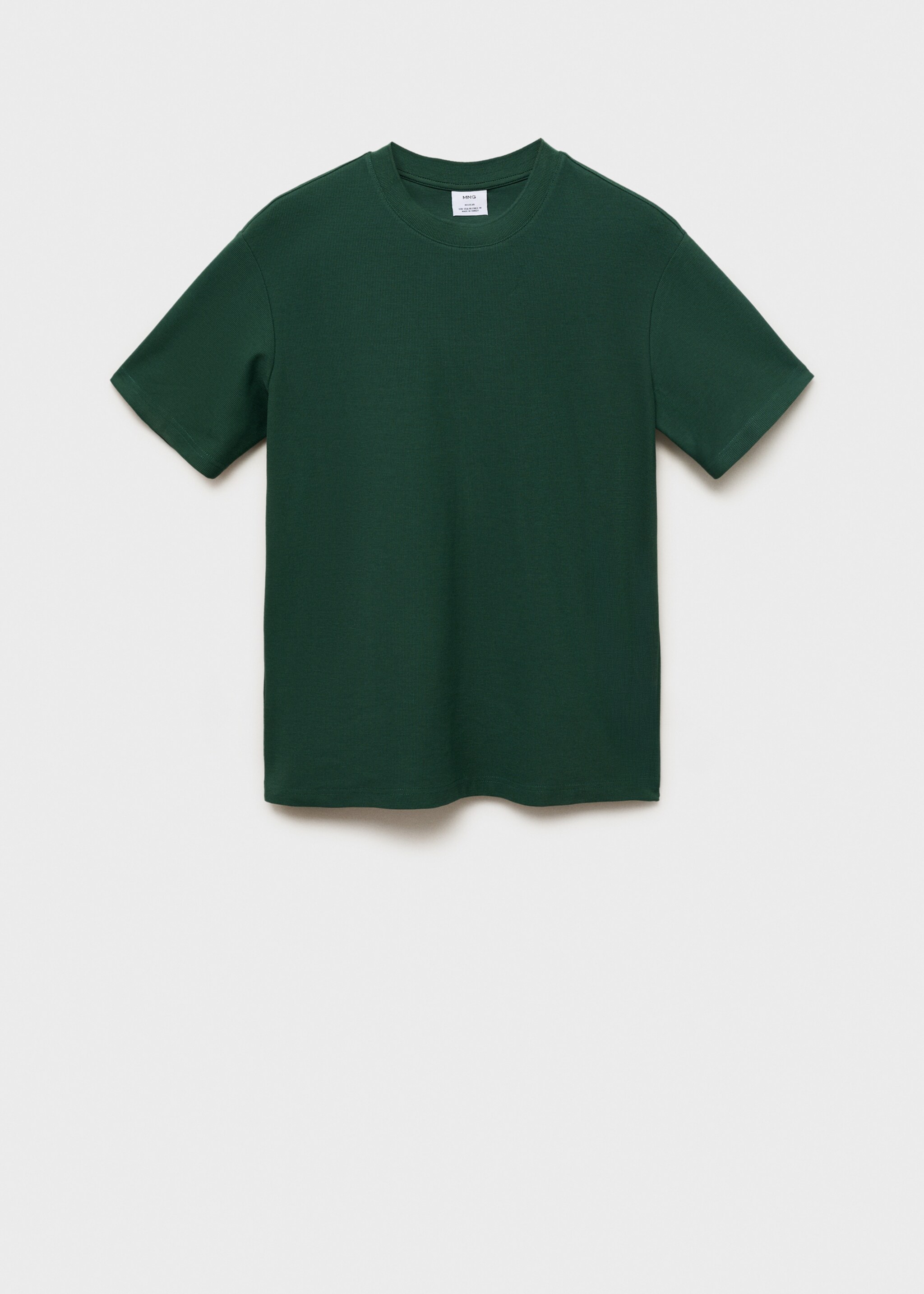 Regular-fit textured t-shirt - Article without model