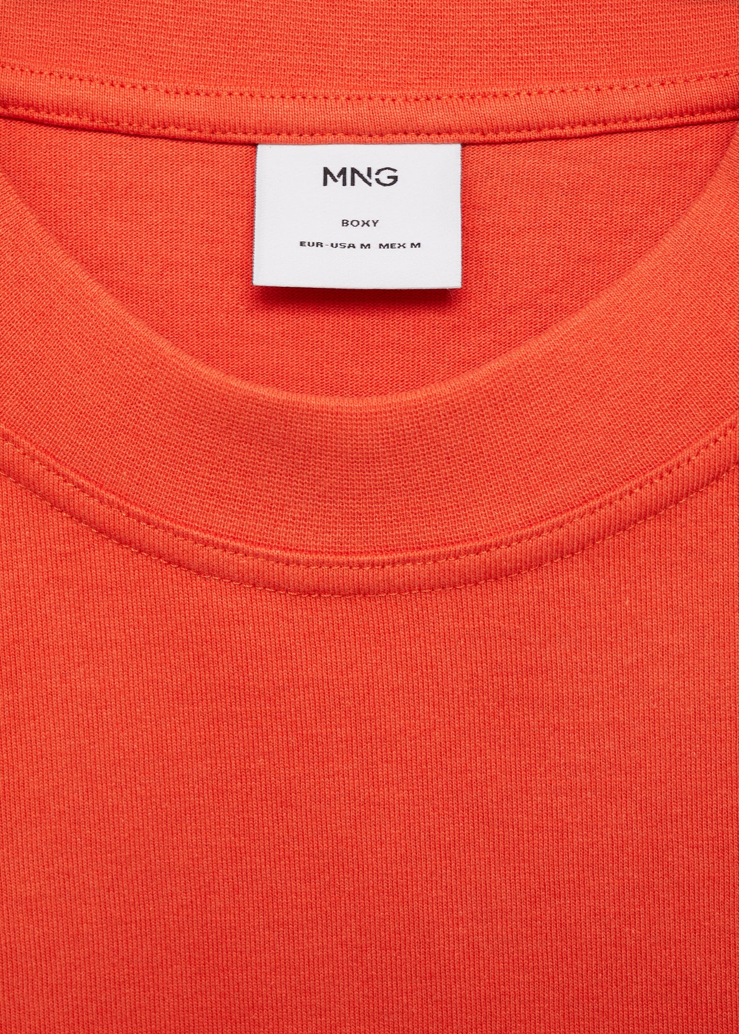 T-shirt 100% cotton boxy fit pocket - Details of the article 8