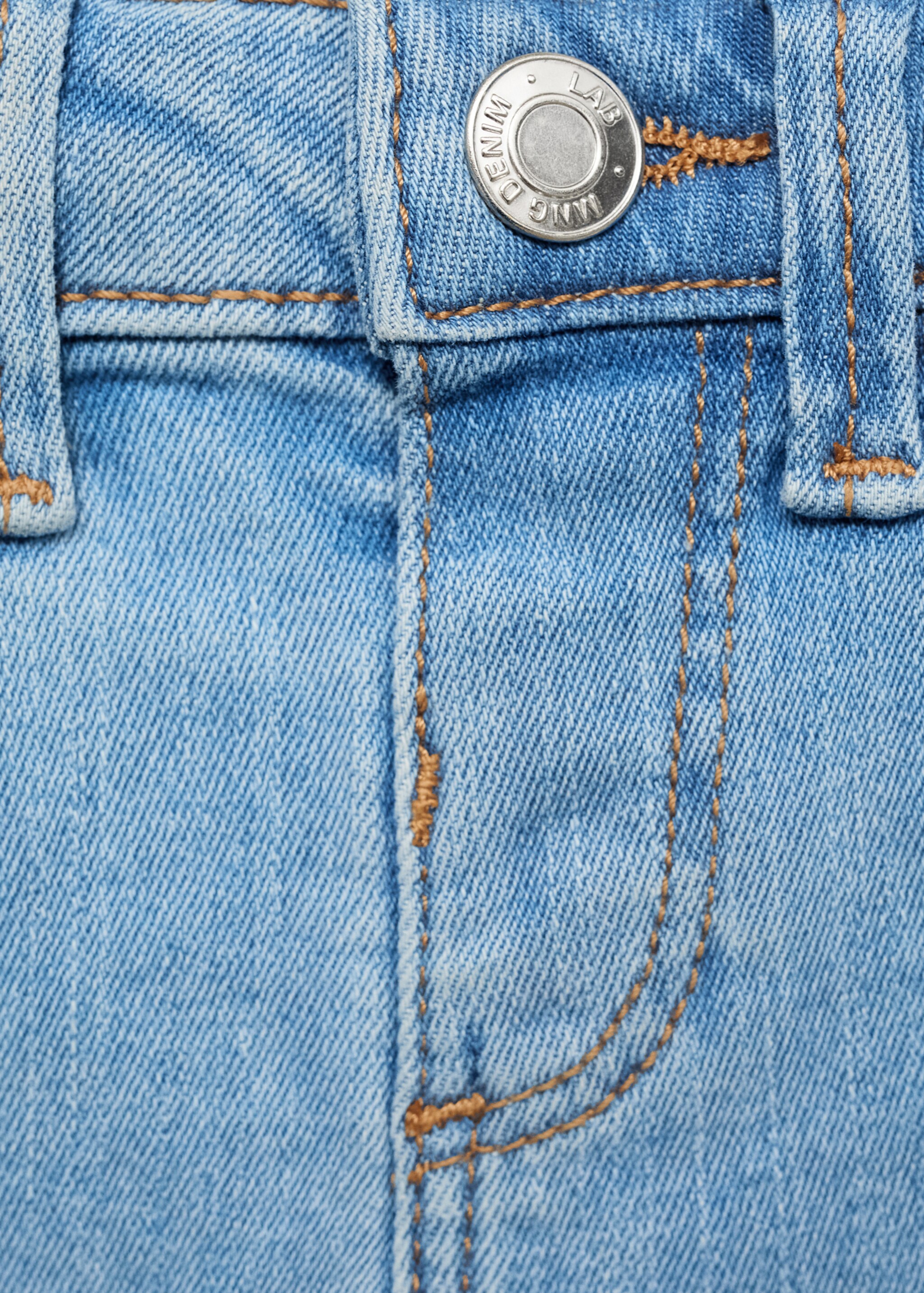 Denim turn-up shorts - Details of the article 8