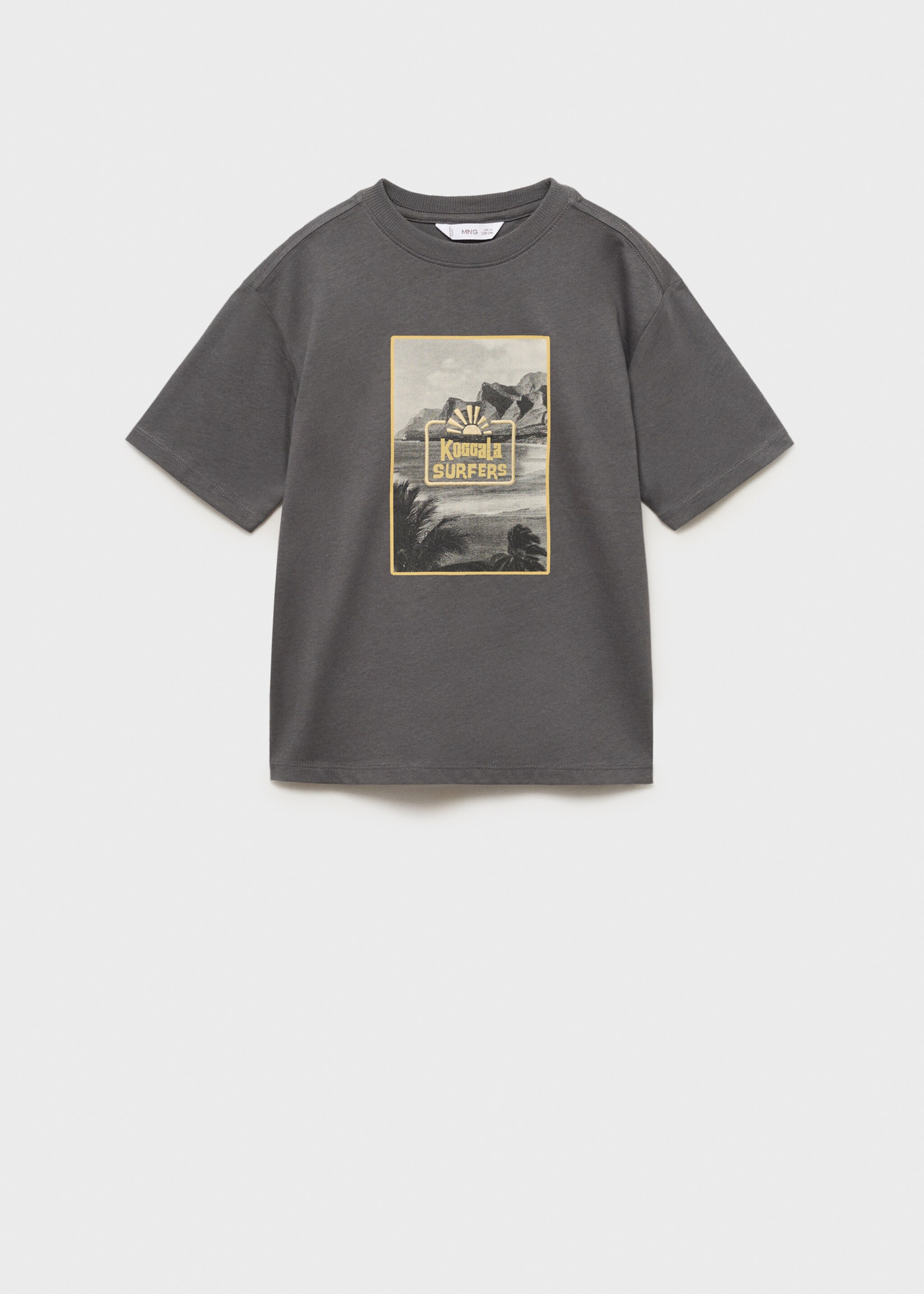Printed cotton-blend T-shirt - Article without model