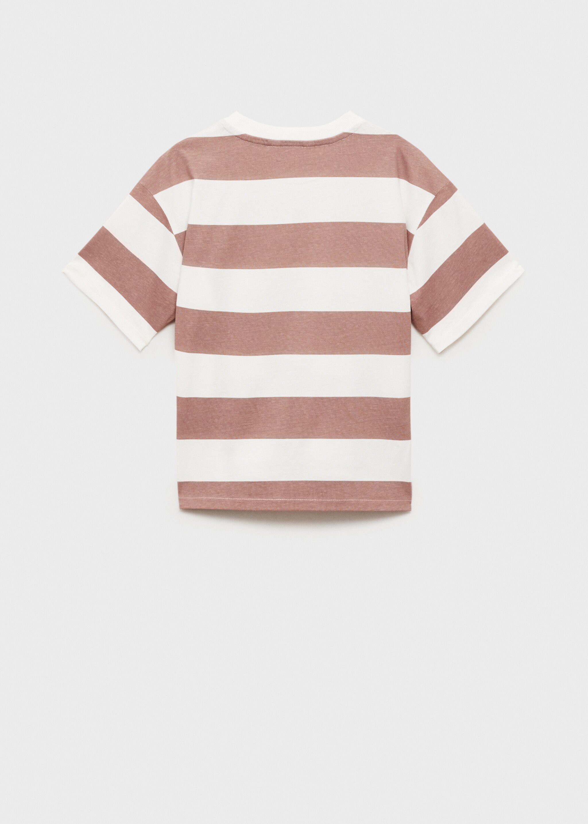 Camiseta algodón rayas - Reverso del artículo