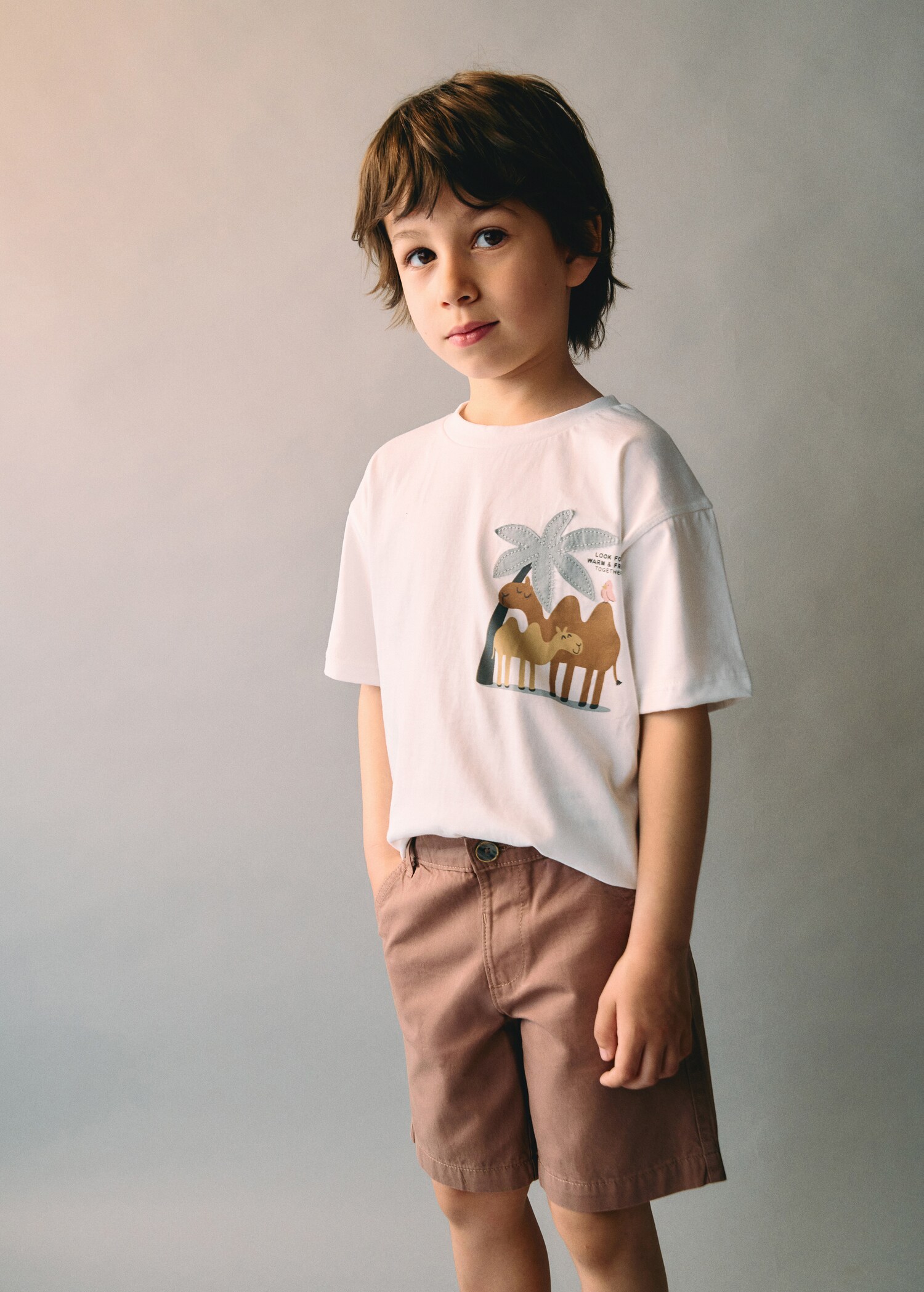 Tricou imprimat din bumbac - Detaliu al articolului 5