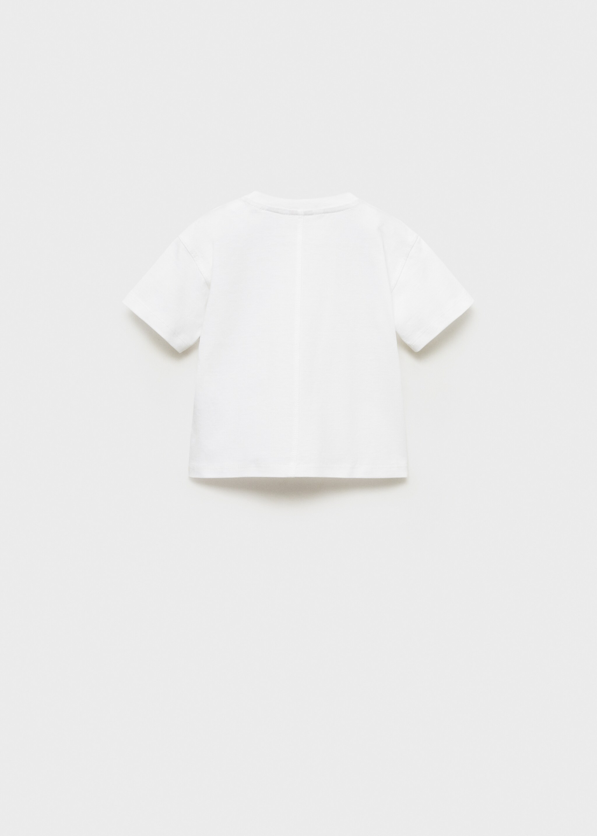 Printed cotton-blend T-shirt - Reverse of the article