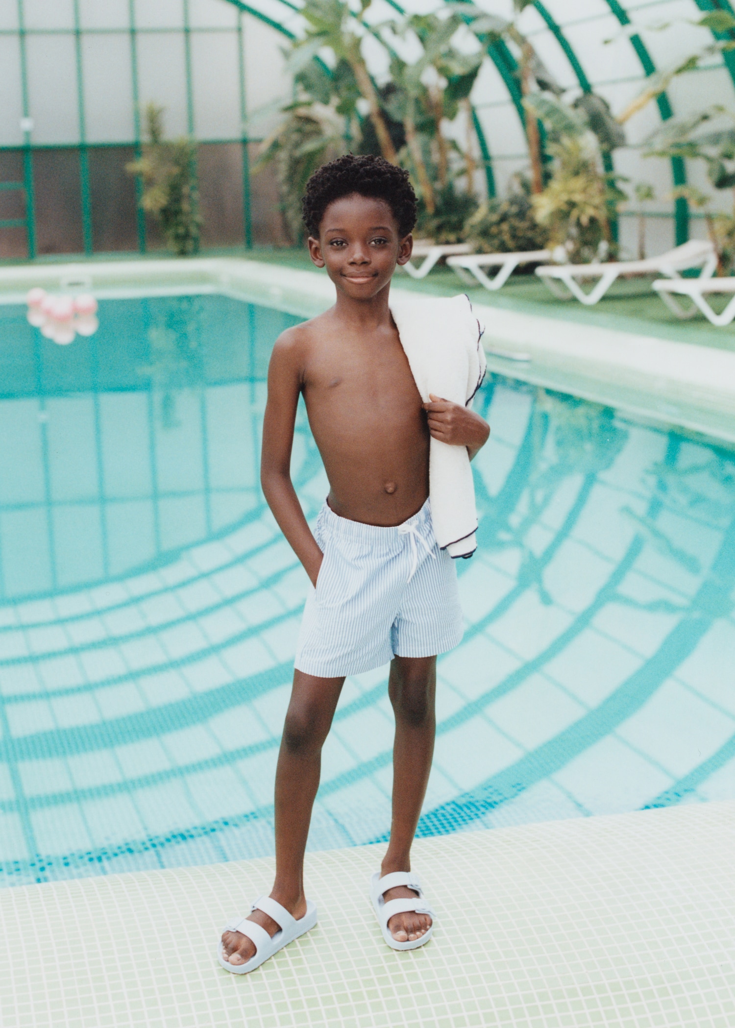 Multi-striped swimsuit MANGO Cyprus (Euros)