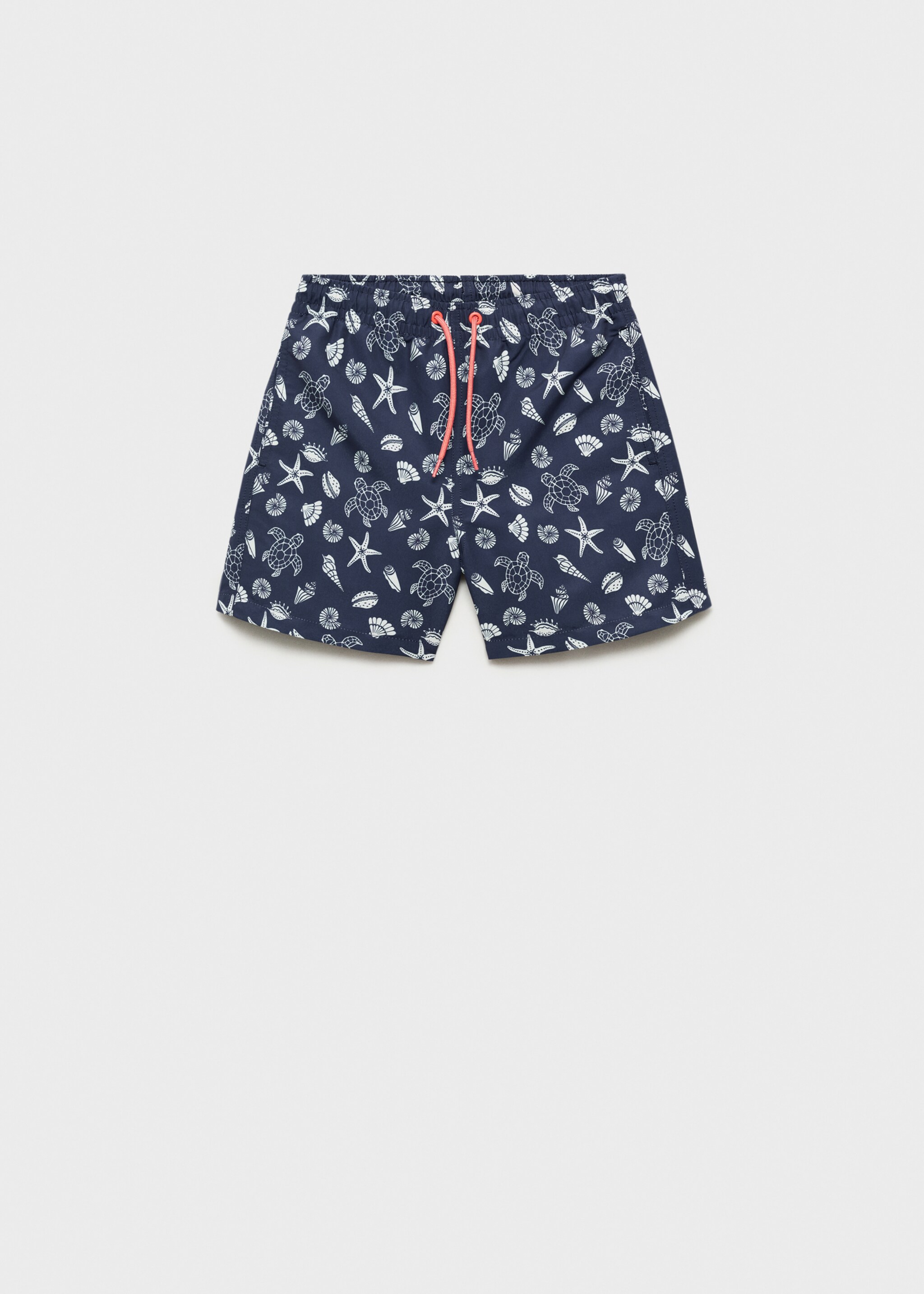 Marine-print swimsuit - Article without model