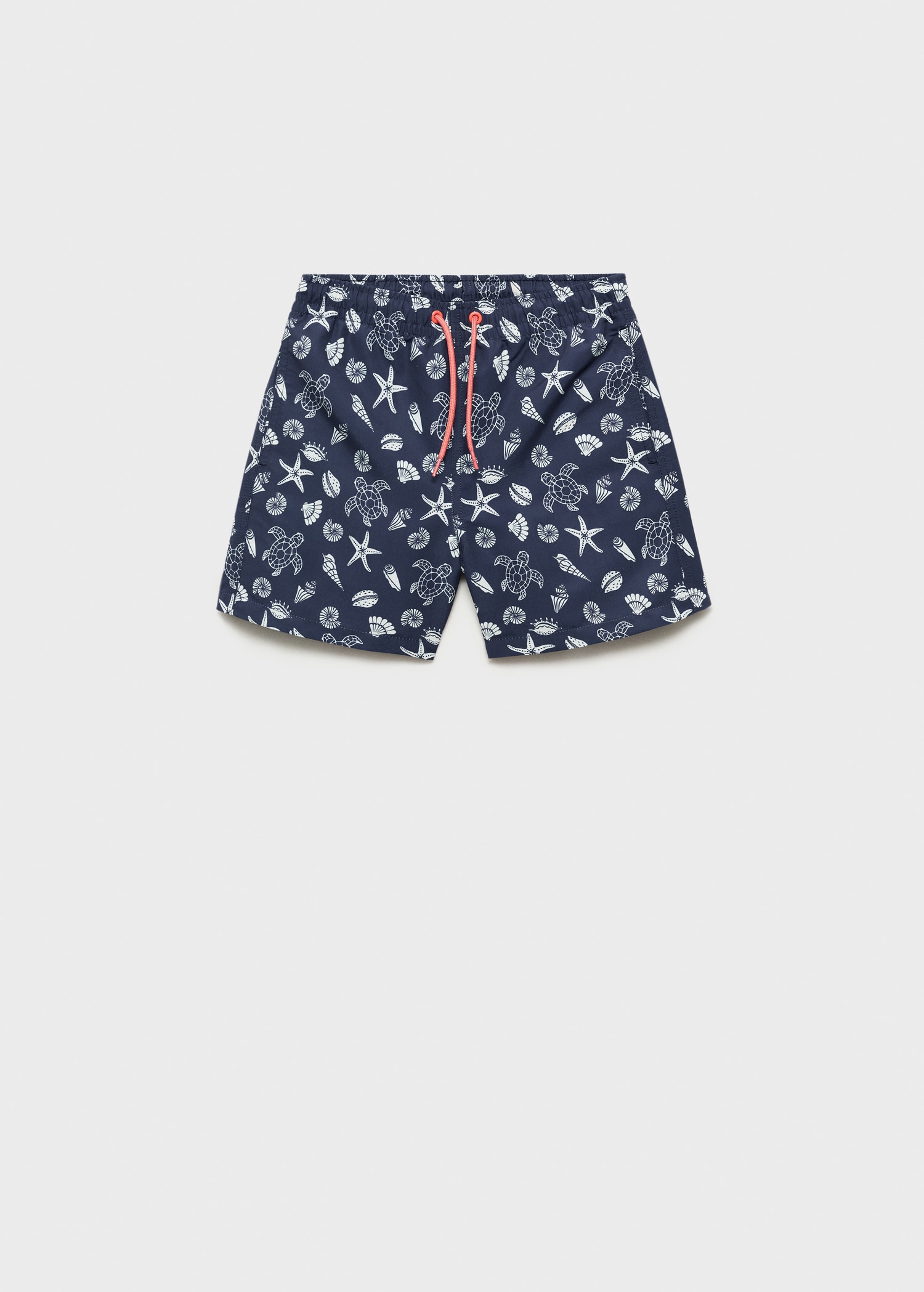 Marine-print swimsuit - Article without model