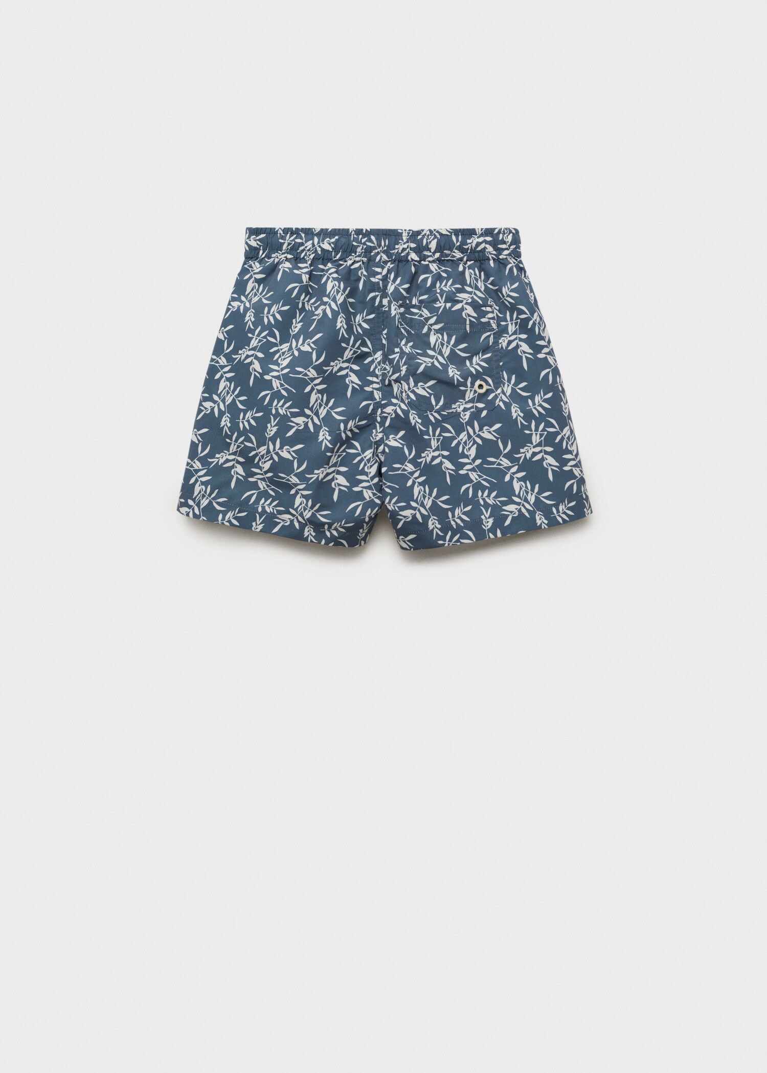 Printed swimming trunks - Reverse of the article