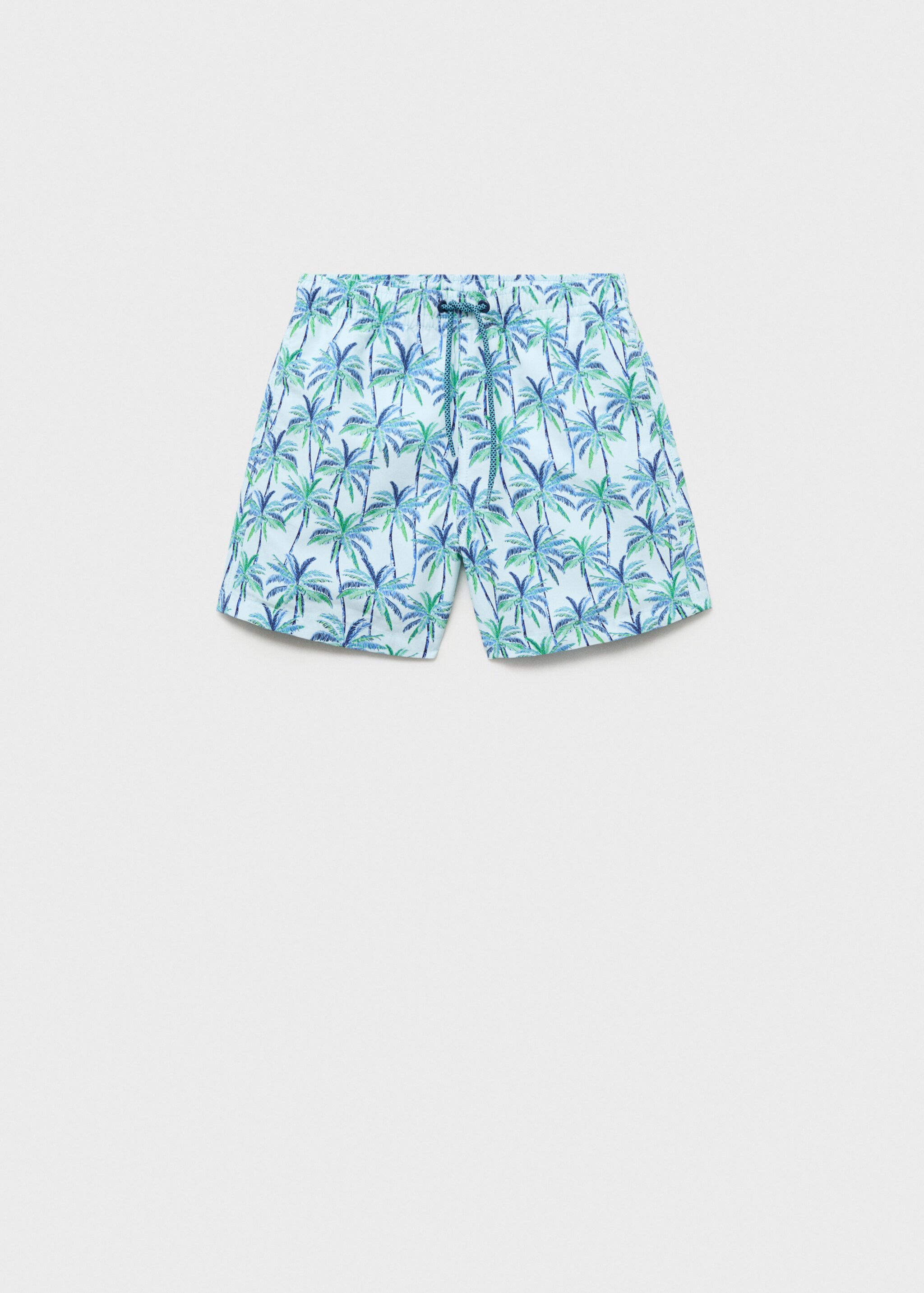 Palm trees print swimsuit trunks - Article without model