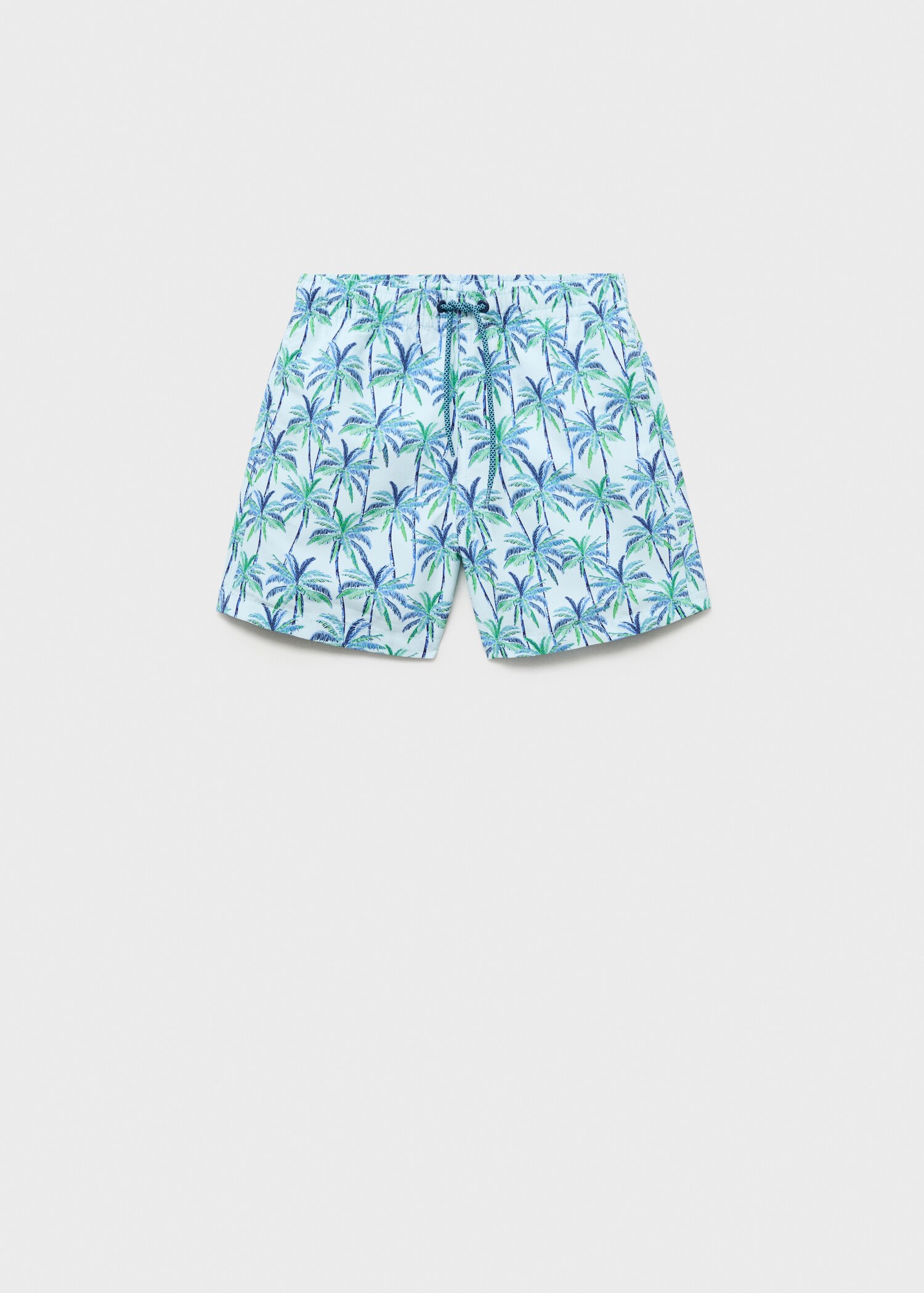 Palm trees print swimsuit trunks - Article without model
