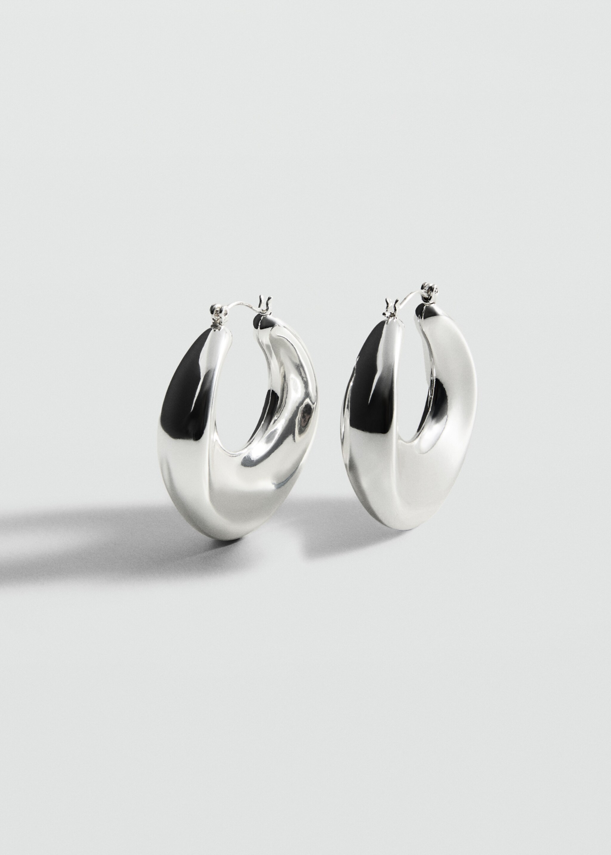 Hoop earrings - Medium plane