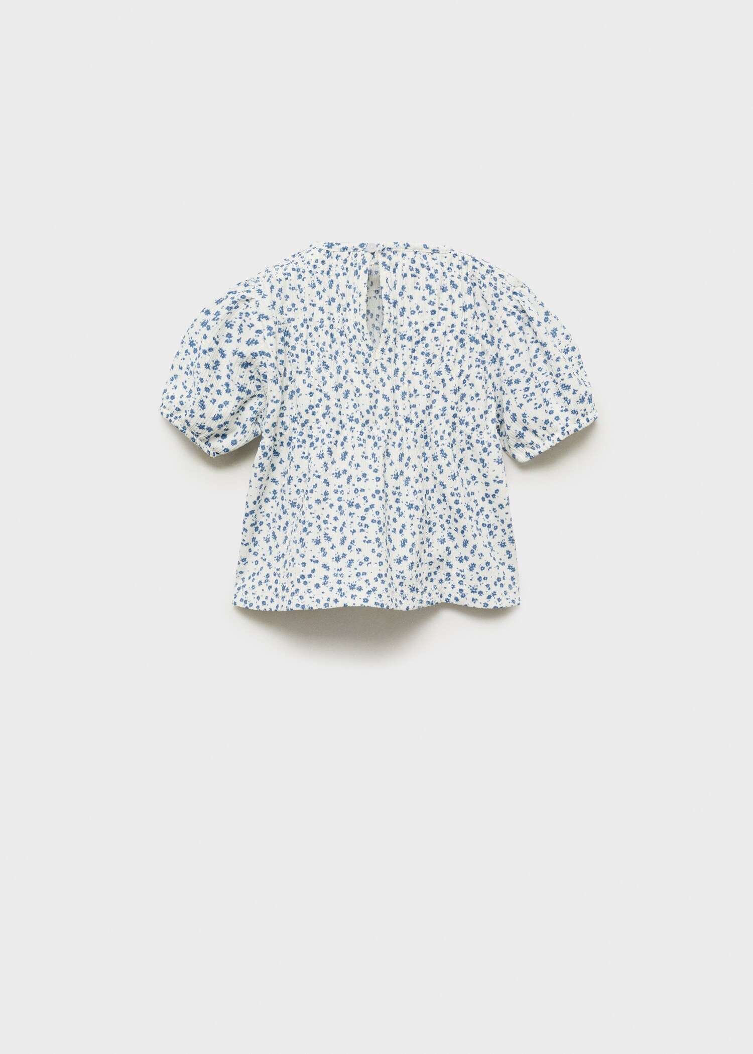 Floral-print t-shirt - Reverse of the article
