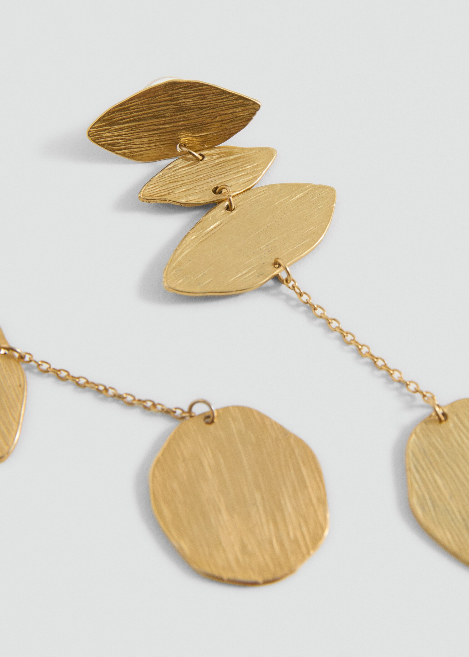 Combined-shape earrings - Medium plane