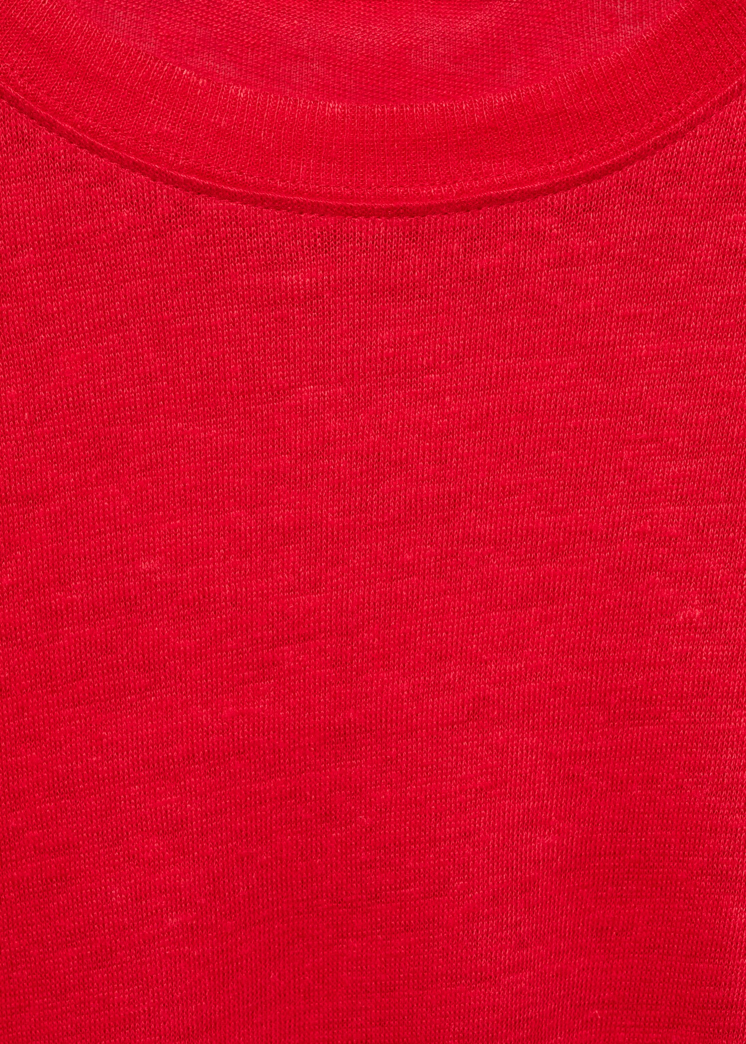 Short-sleeved linen t-shirt - Details of the article 8