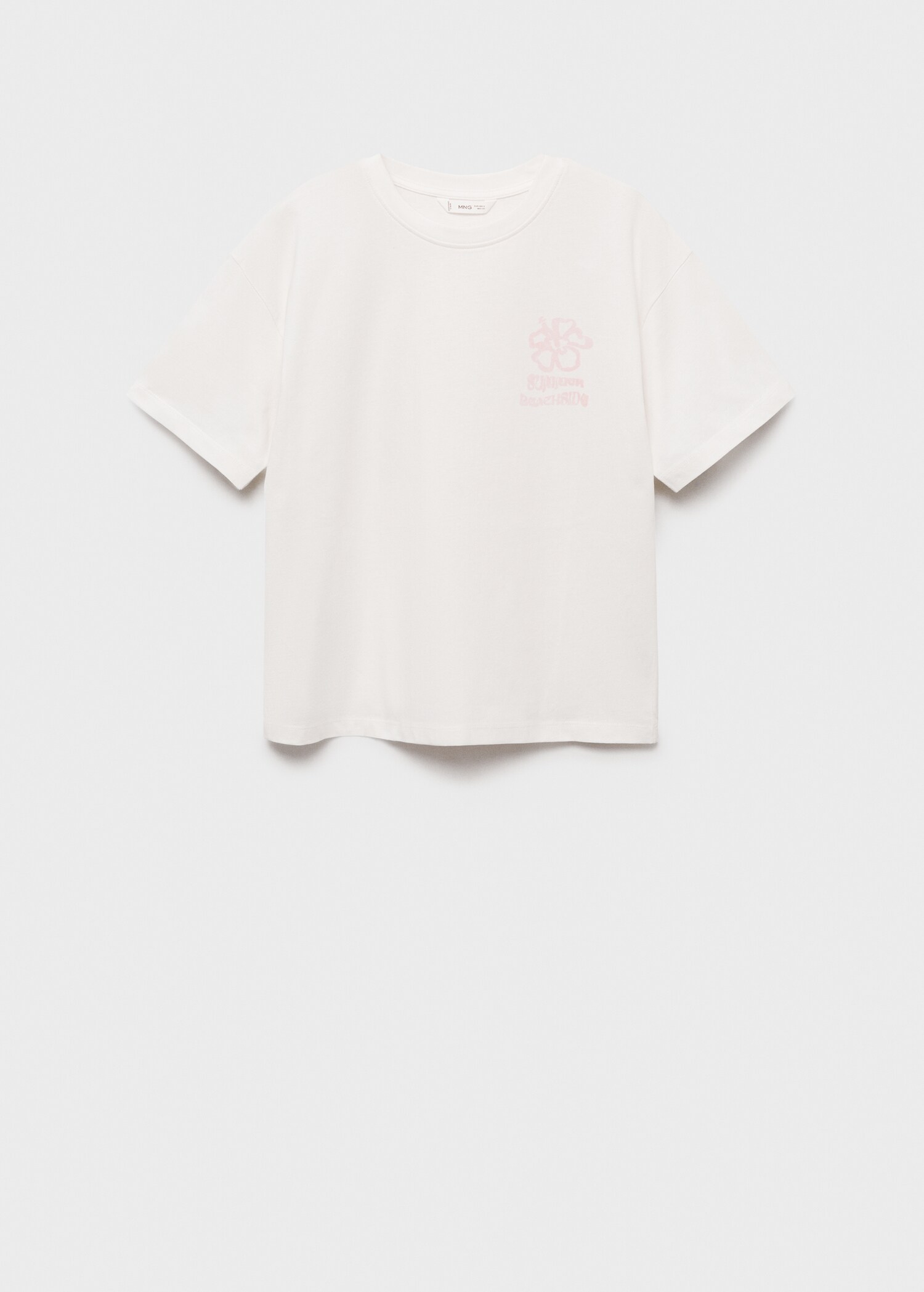 Printed cotton-blend t-shirt - Article without model