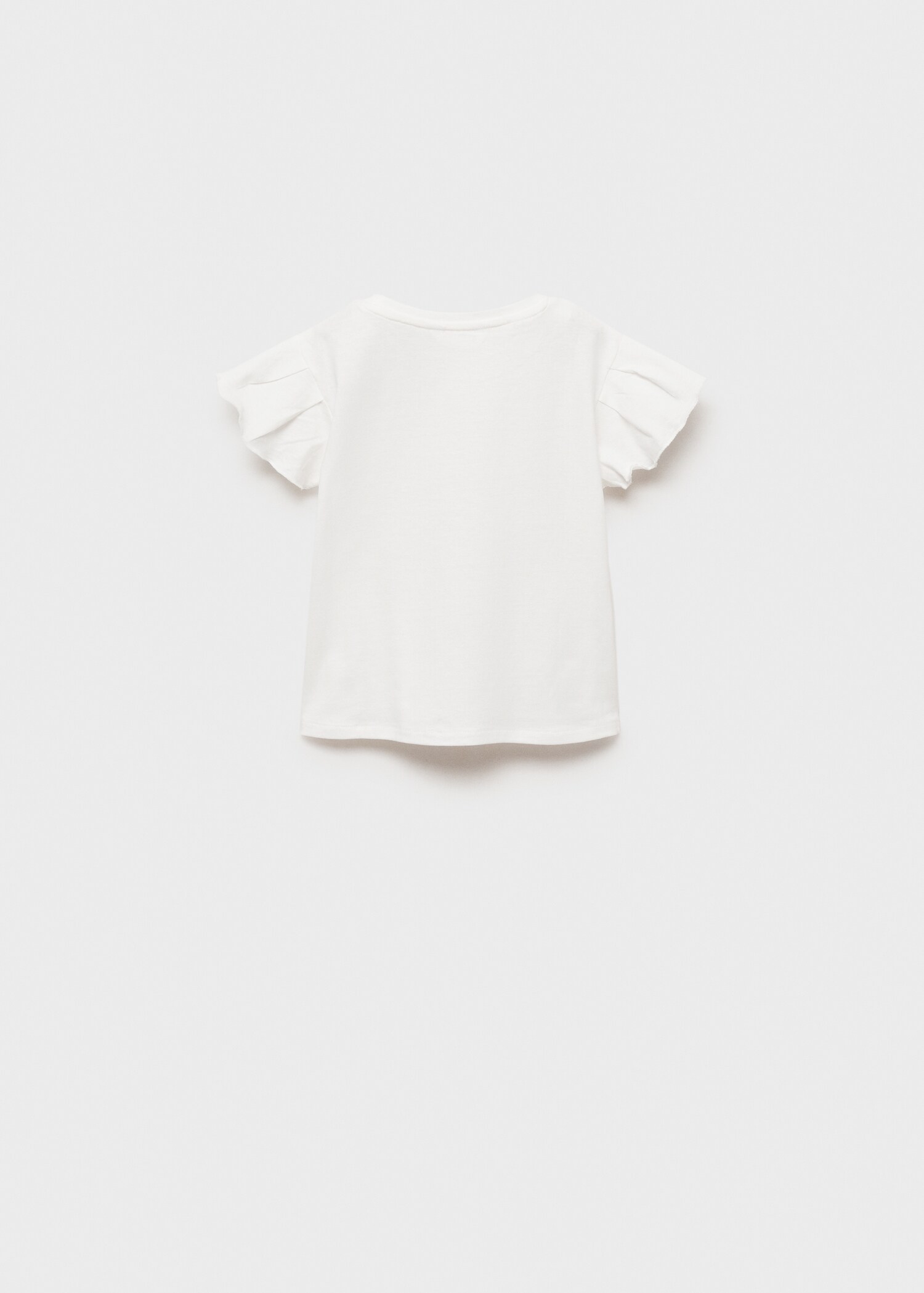 Short-sleeved cotton t-shirt - Reverse of the article