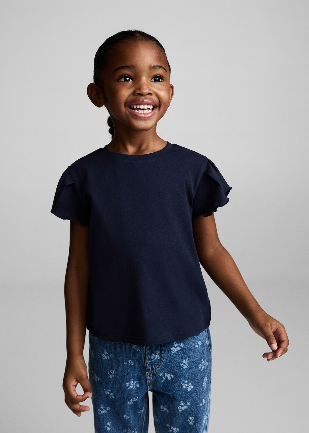 Short-sleeved cotton t-shirt