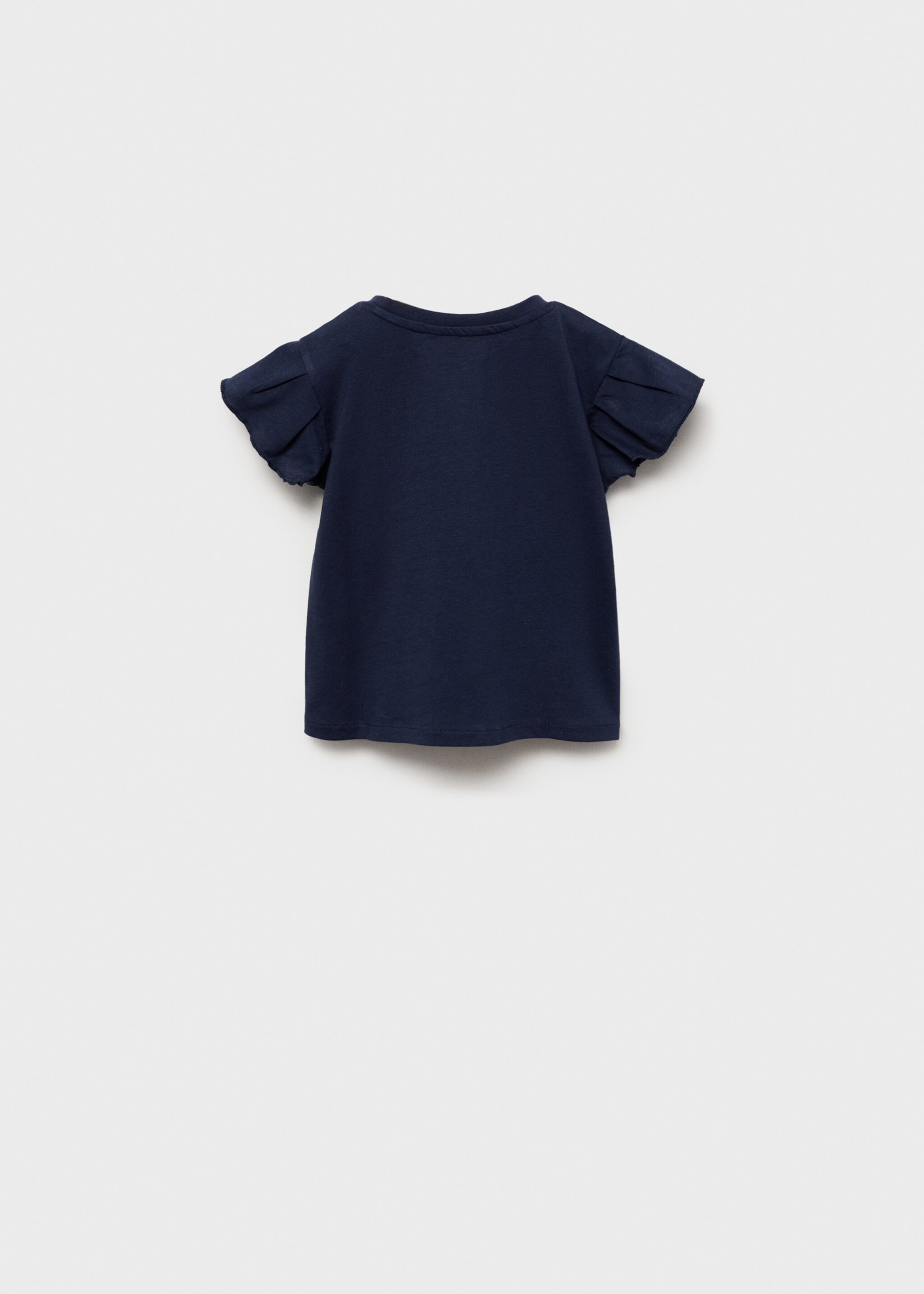 Short-sleeved cotton t-shirt - Reverse of the article