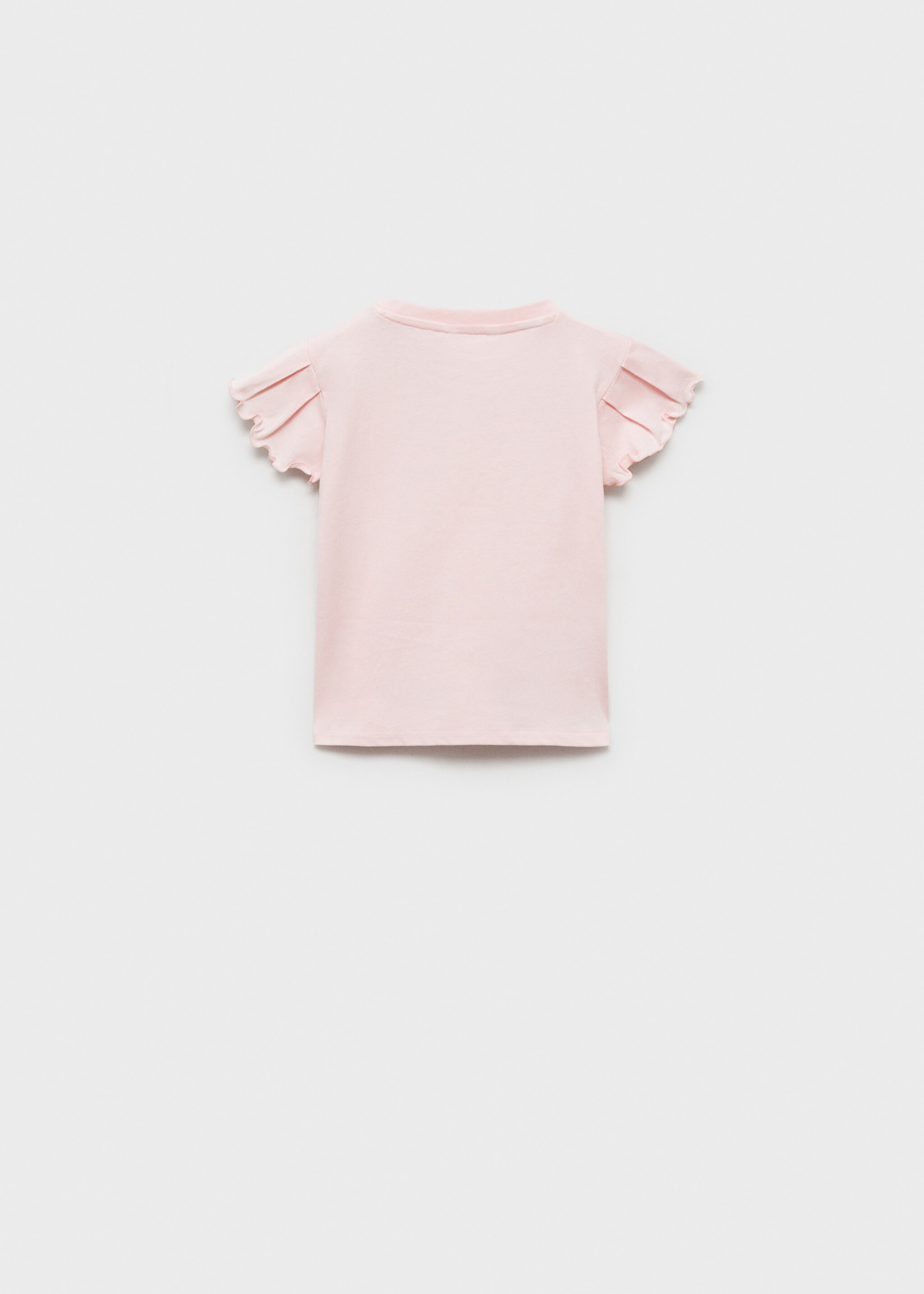 Short-sleeved cotton t-shirt - Reverse of the article