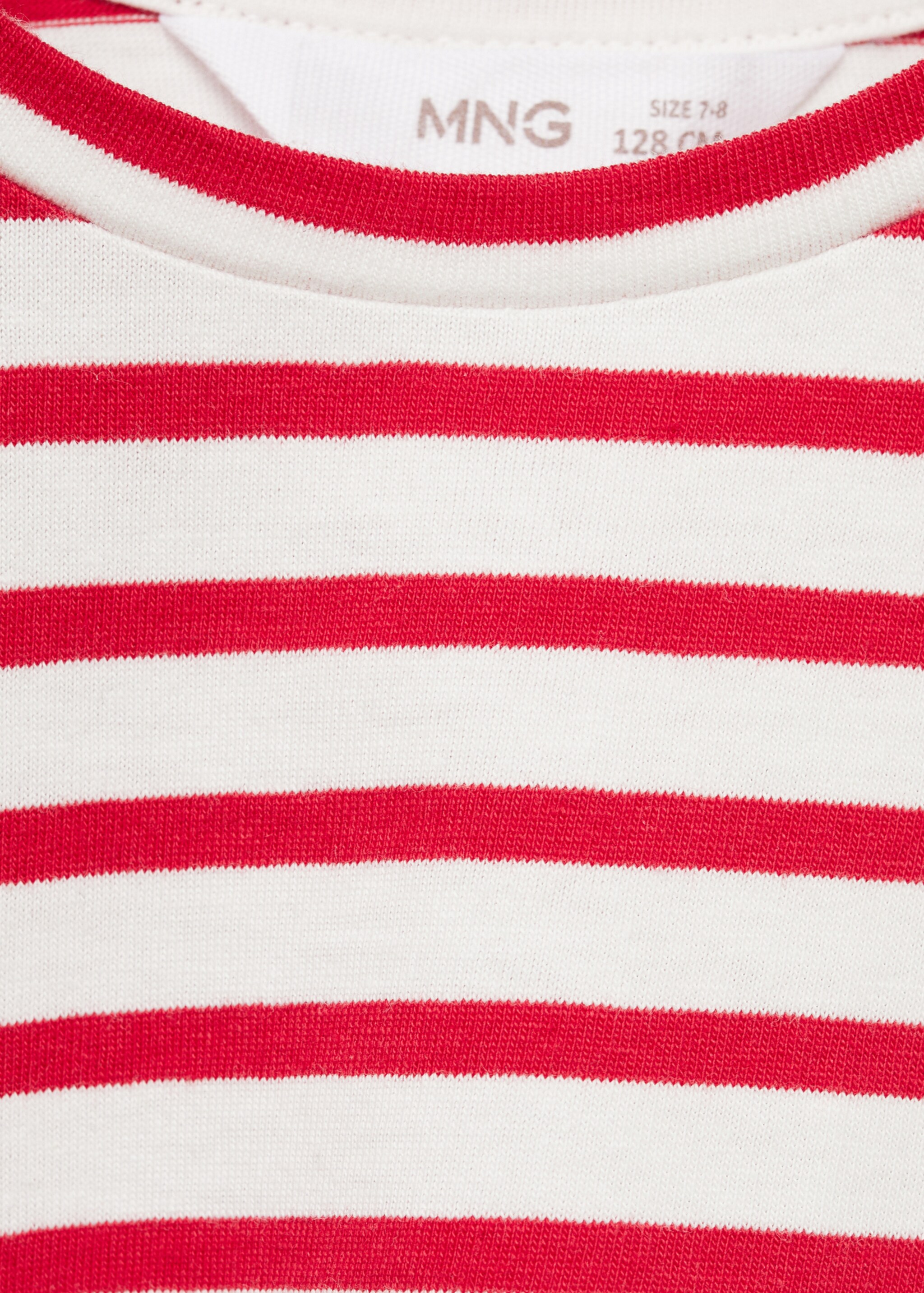 Randig t-shirt med axelslits - Detaljer om artikeln 8