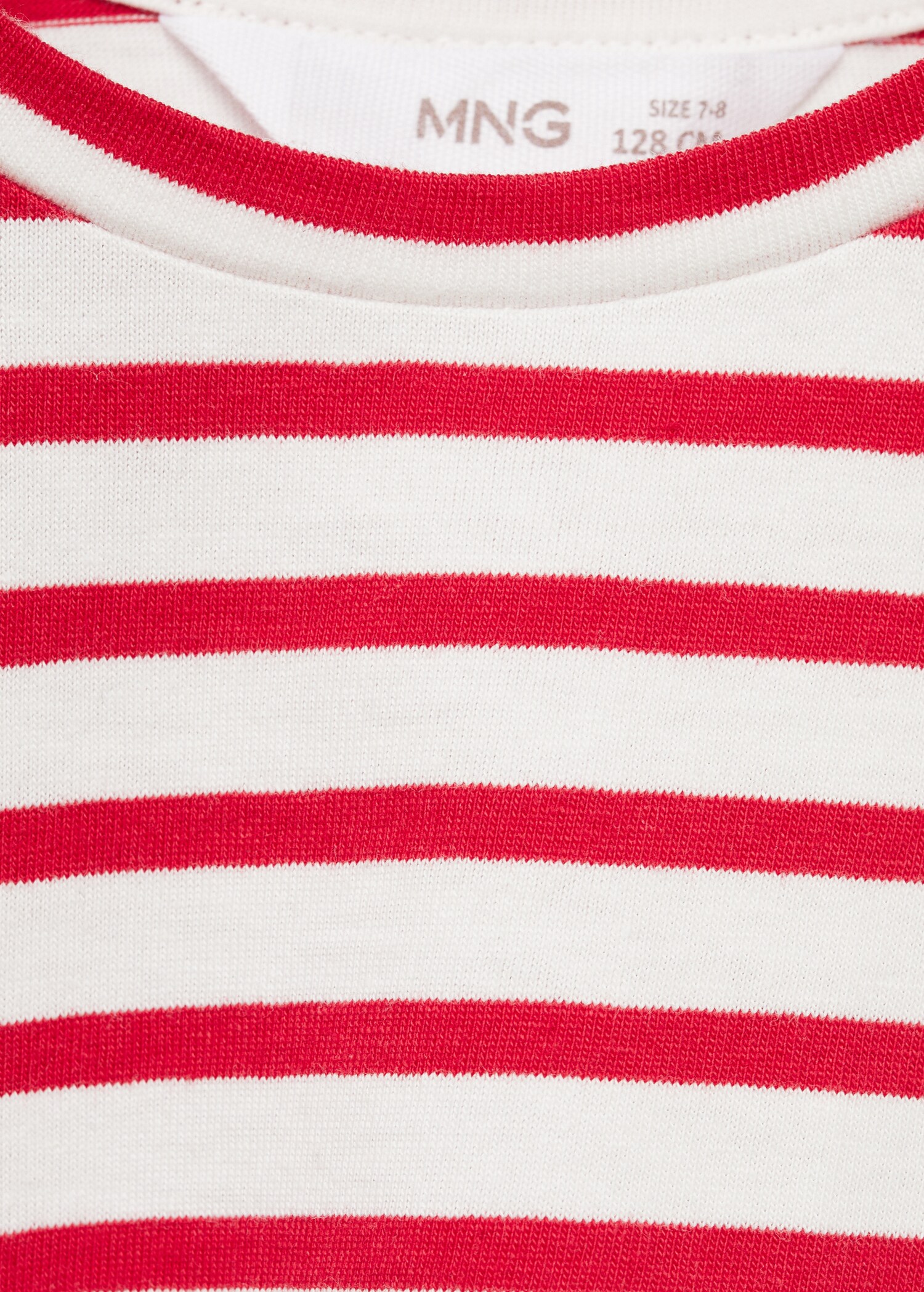 T-shirt à rayures et ouverture aux épaules - Détail de l'article 8