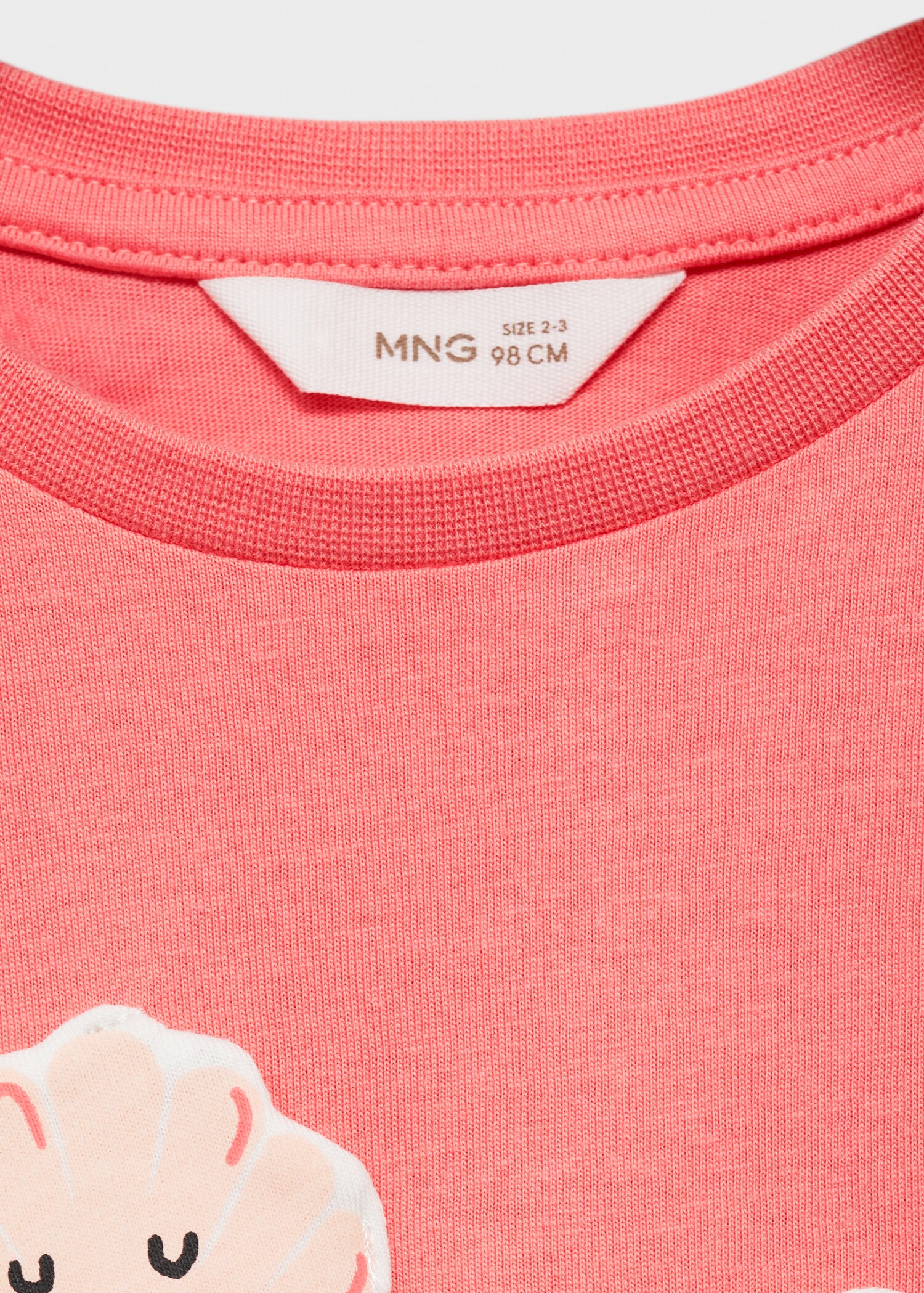 Camiseta algodón dibujo relieve - Detalle del artículo 8