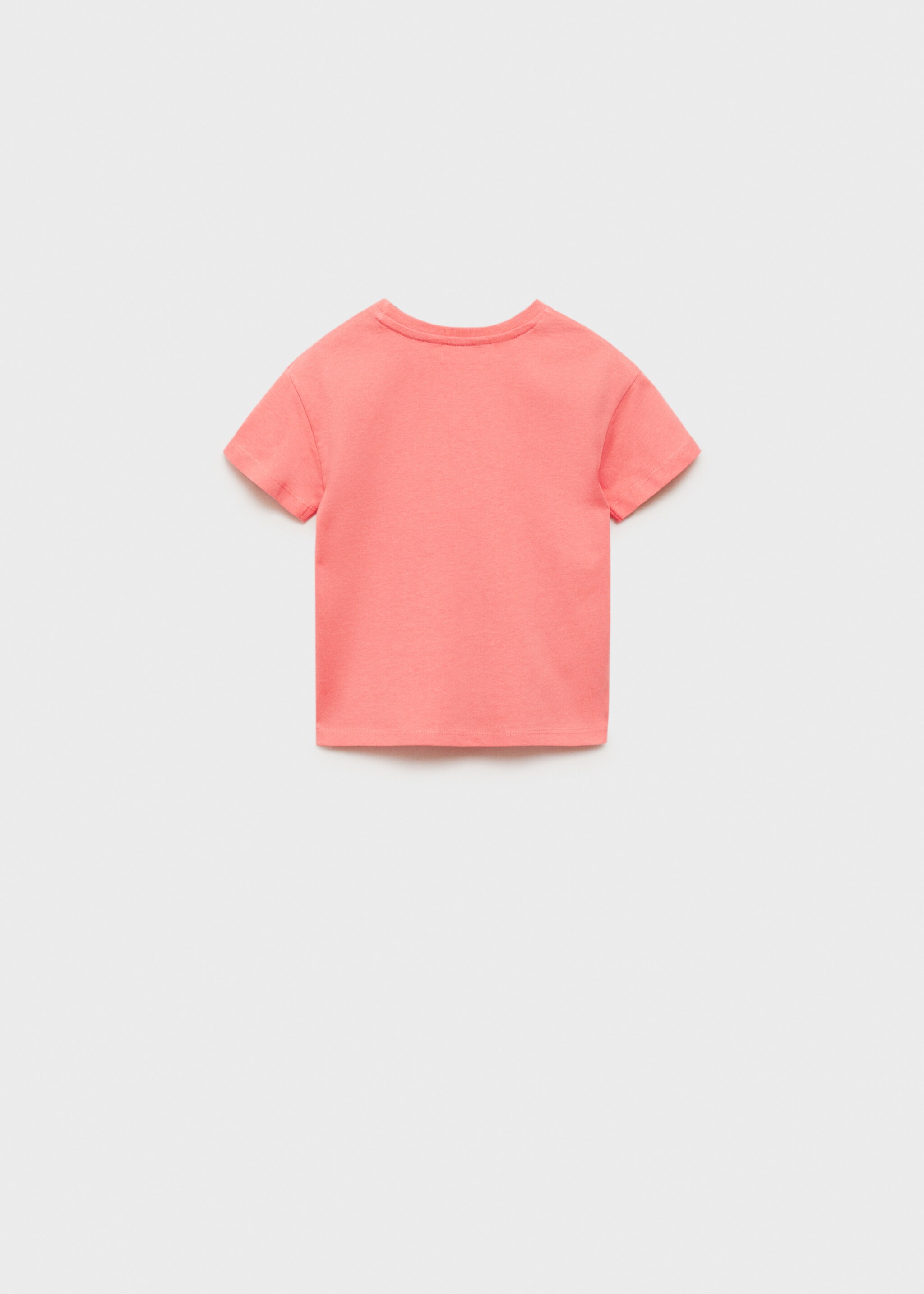 Embossed cotton t-shirt - Reverse of the article