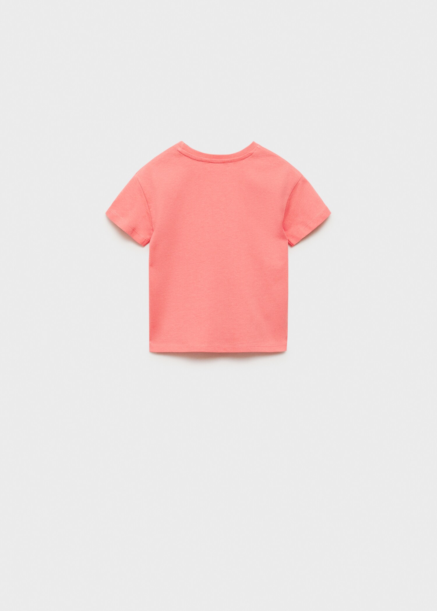 Camiseta algodón dibujo relieve - Reverso del artículo