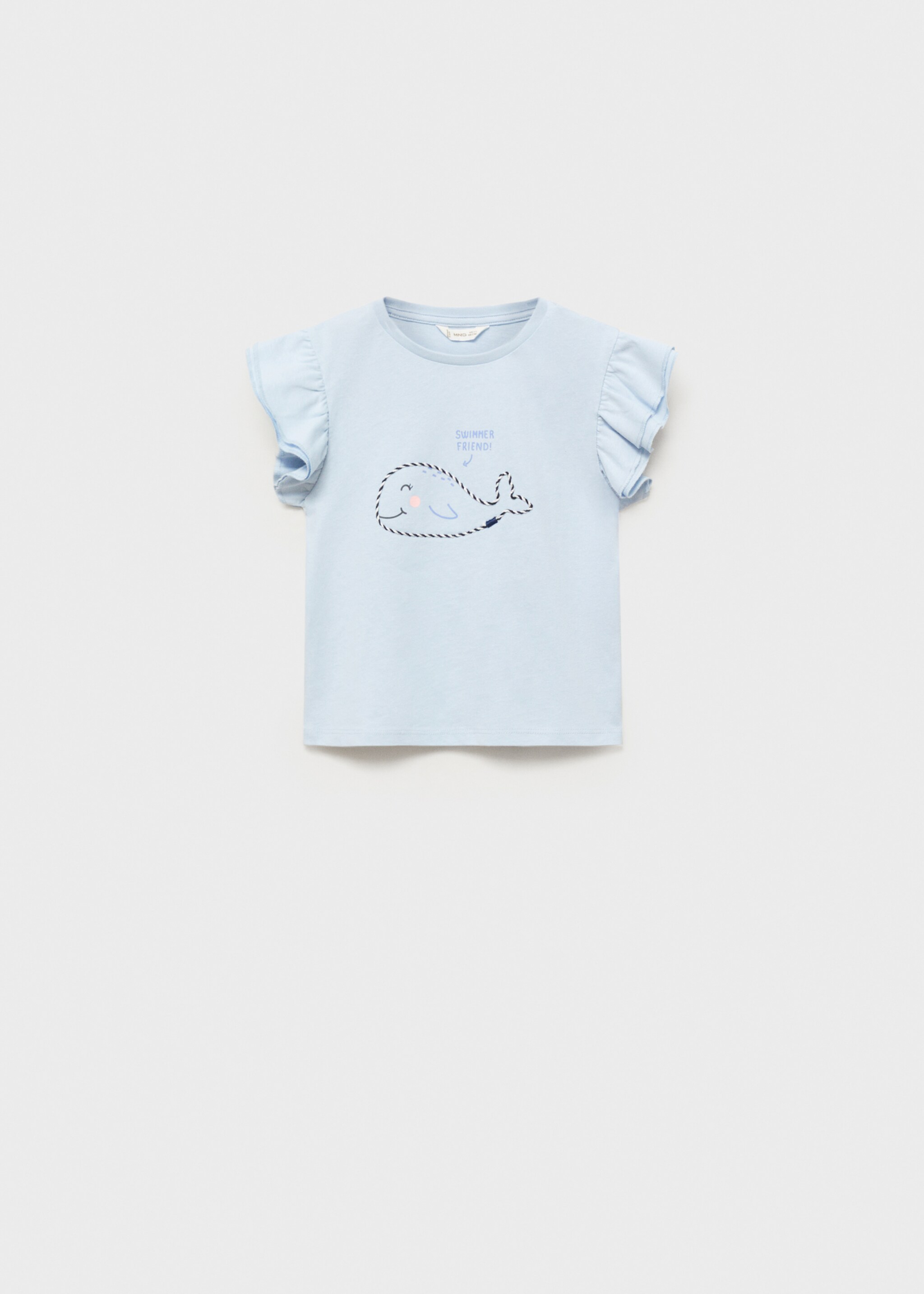 Ruffles embroidered  t-shirt - Article without model