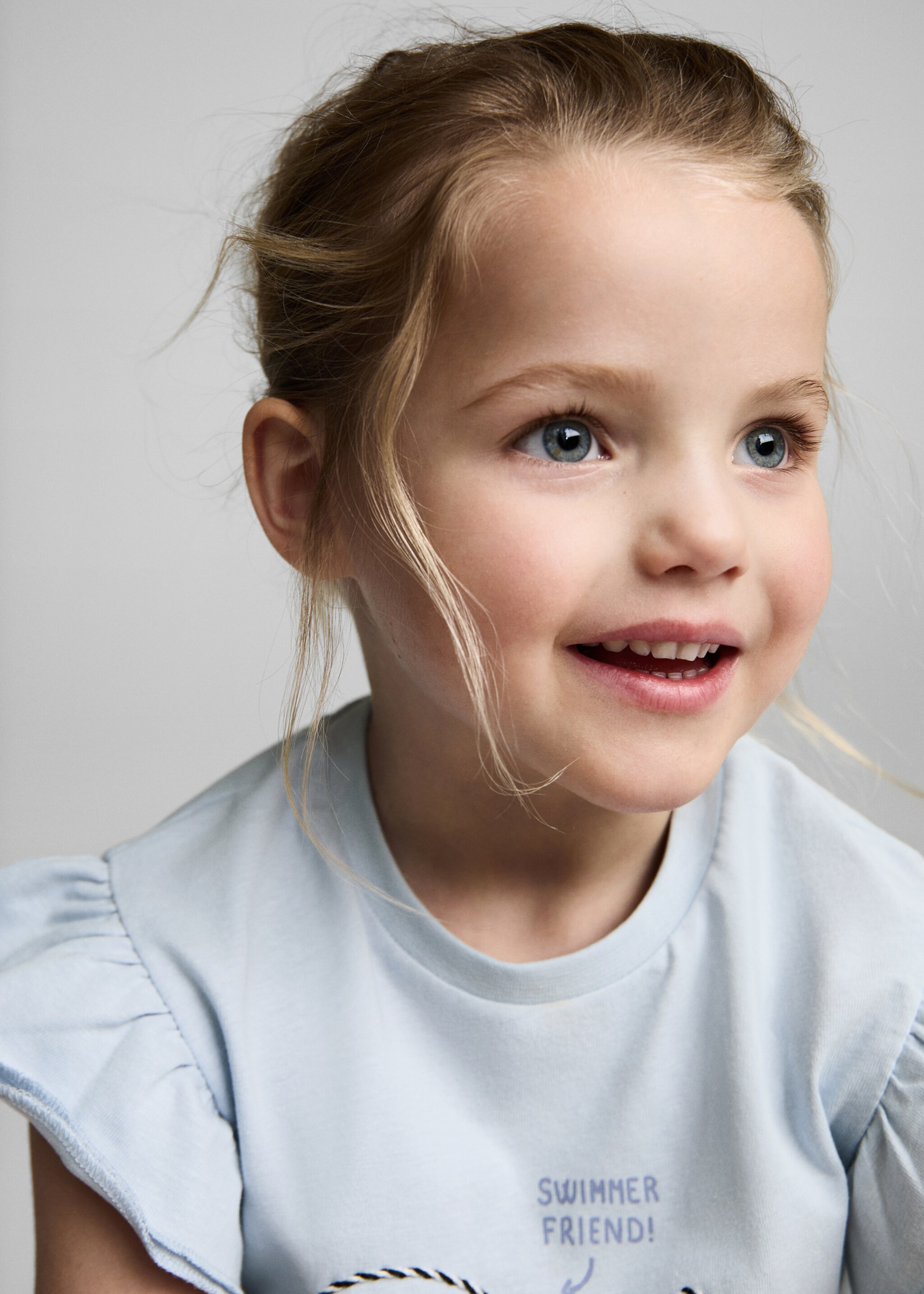 Ruffles embroidered  t-shirt - Details of the article 1