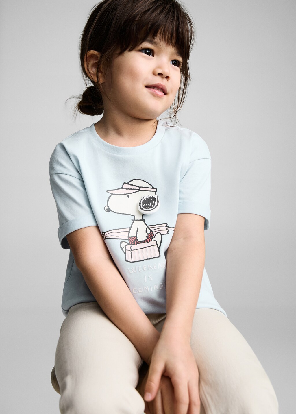 Snoopy printed t-shirt - Kids | MANGO USA