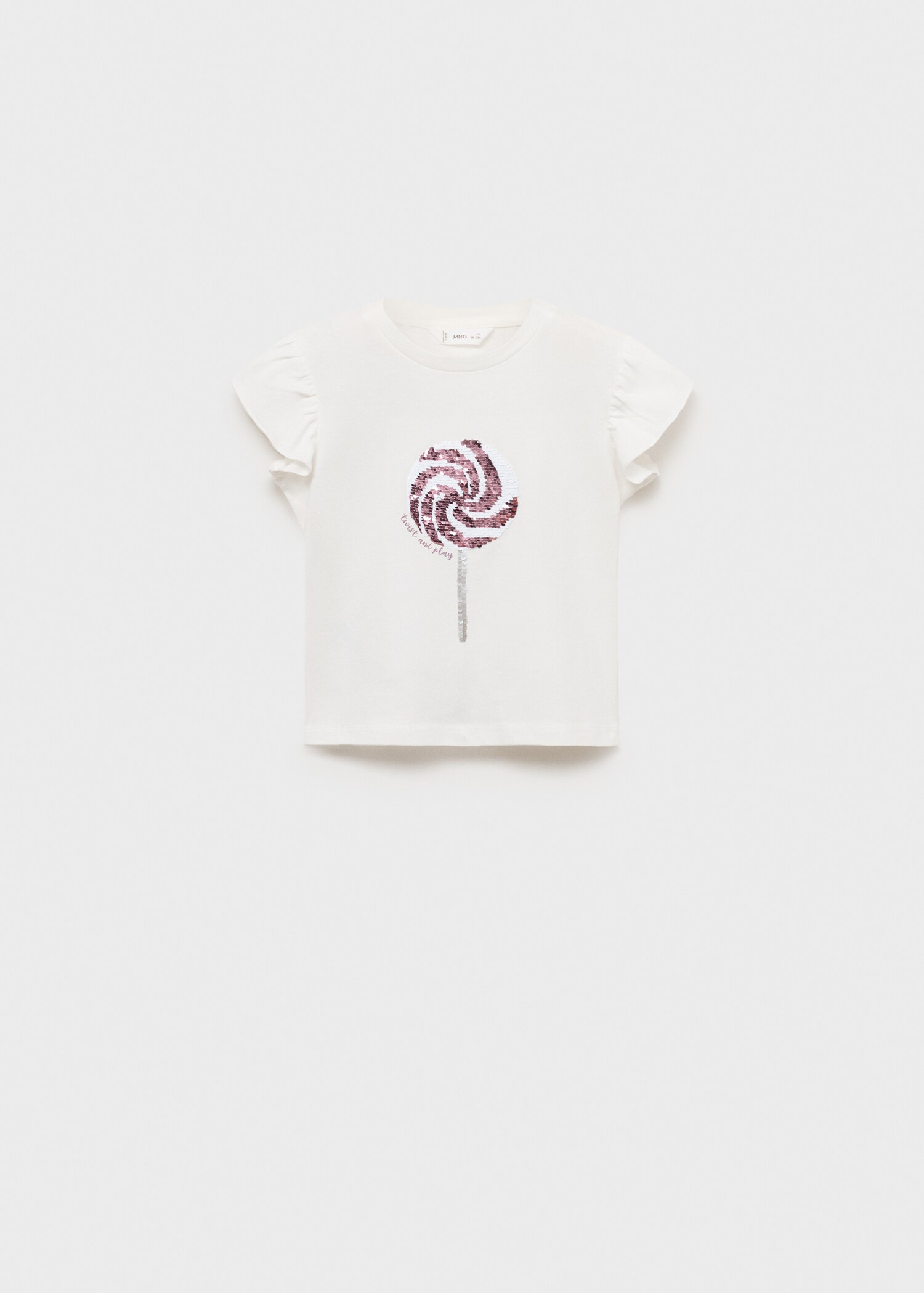 Bedrucktes Shirt mit Pailletten - Artikel ohne Model