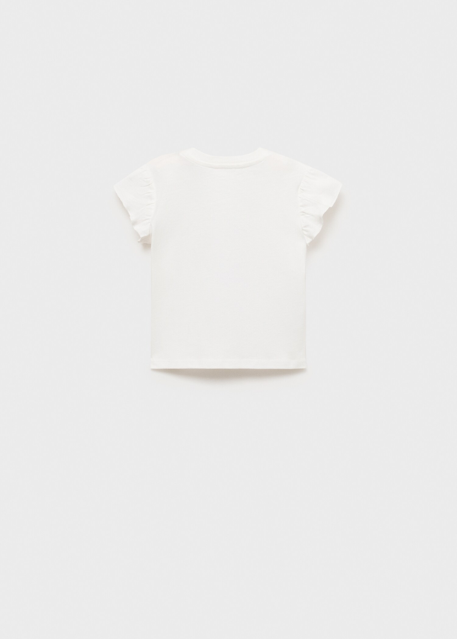 Bedrucktes Shirt mit Pailletten - Rückseite des Artikels