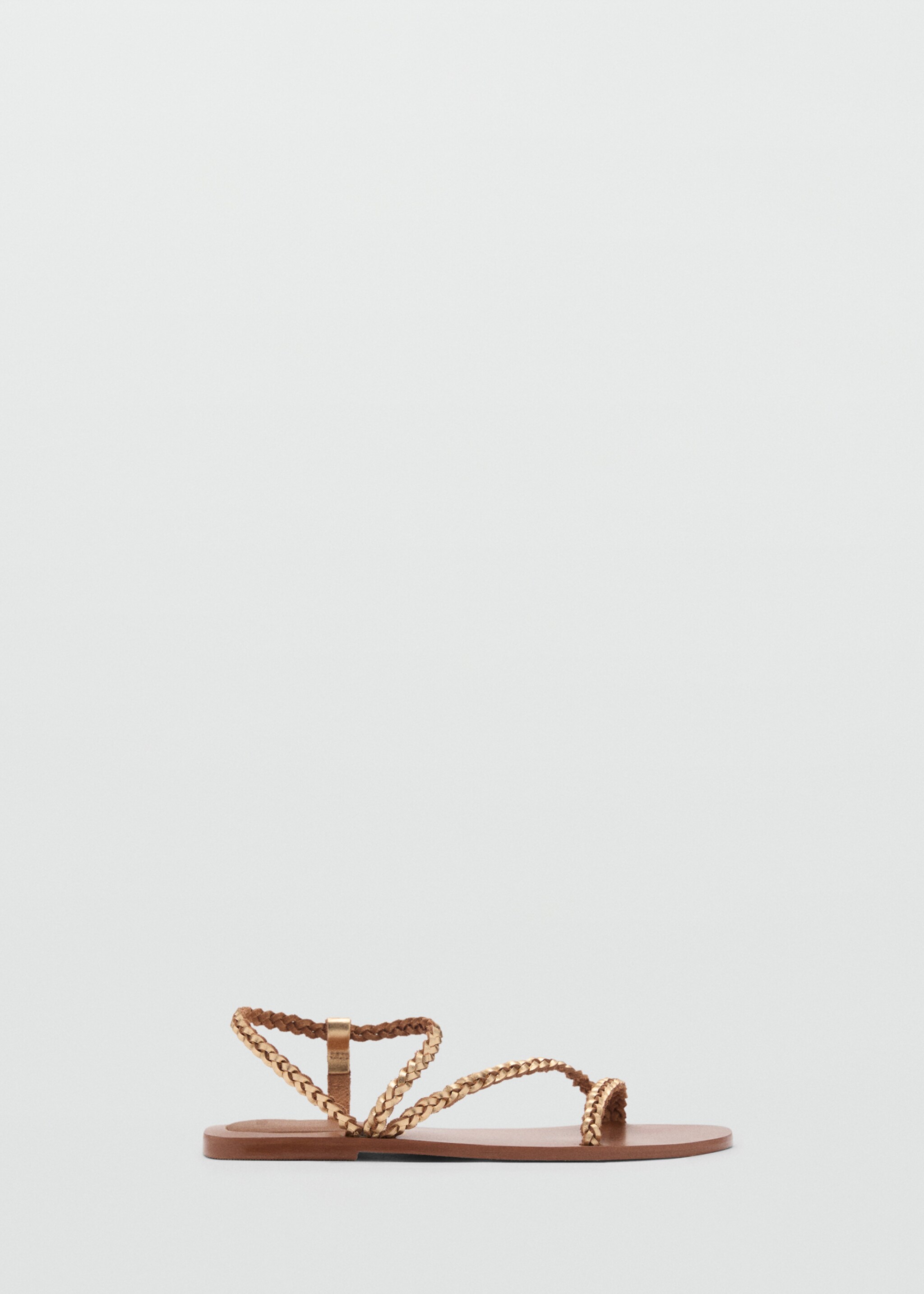 Braided leather sandal - Article without model