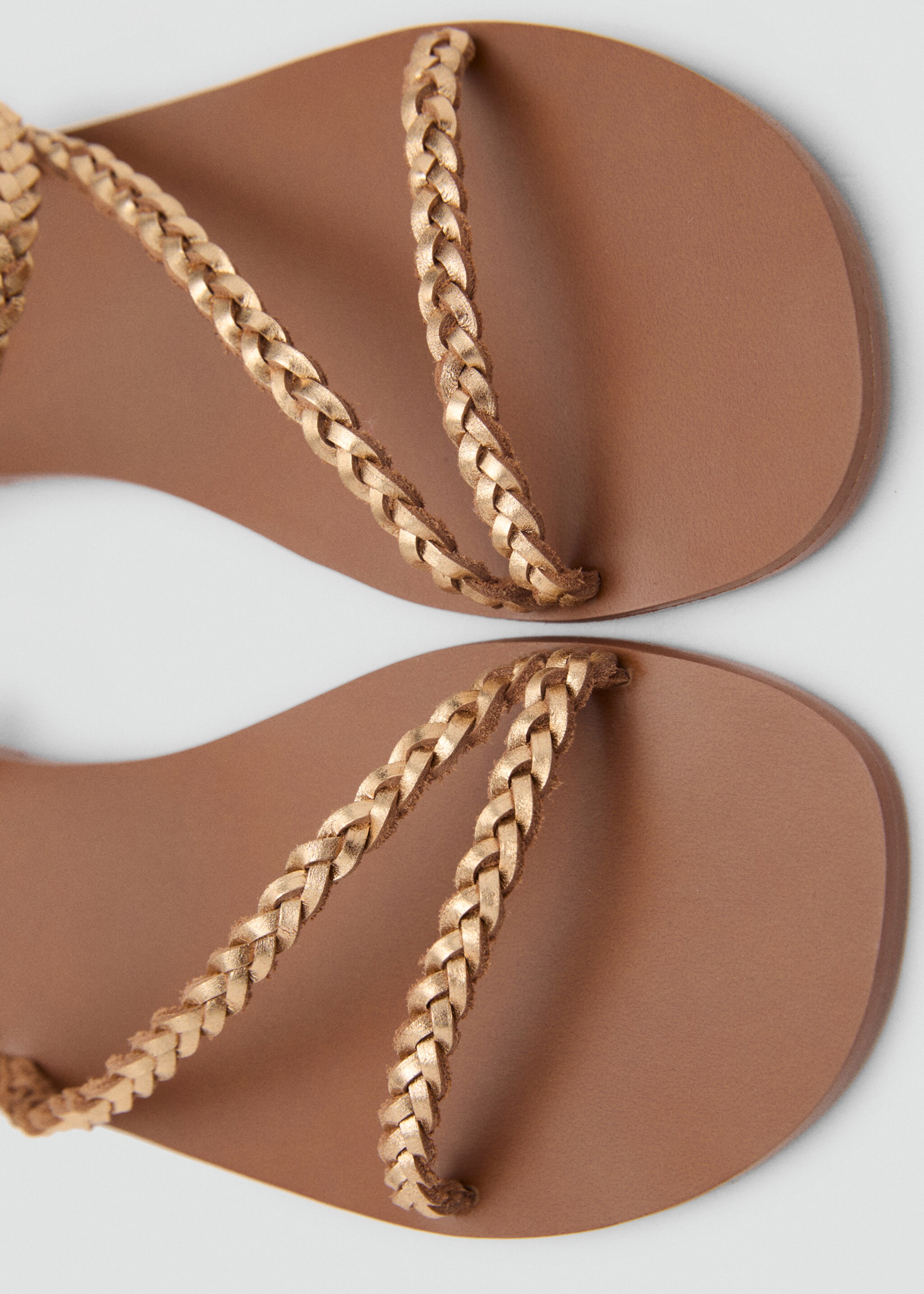 Braided leather sandal - Details of the article 1