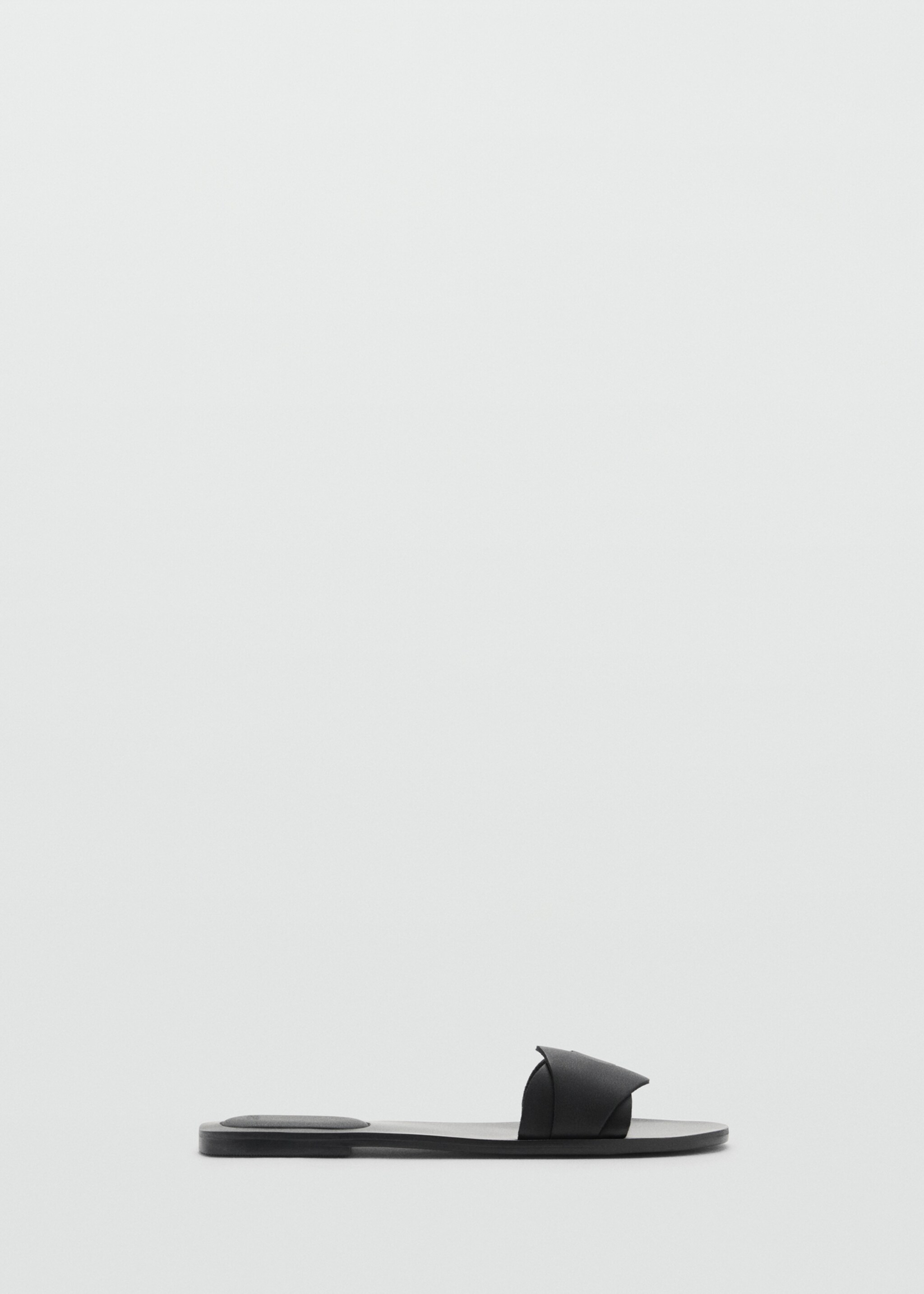 Leather straps sandals - Article without model