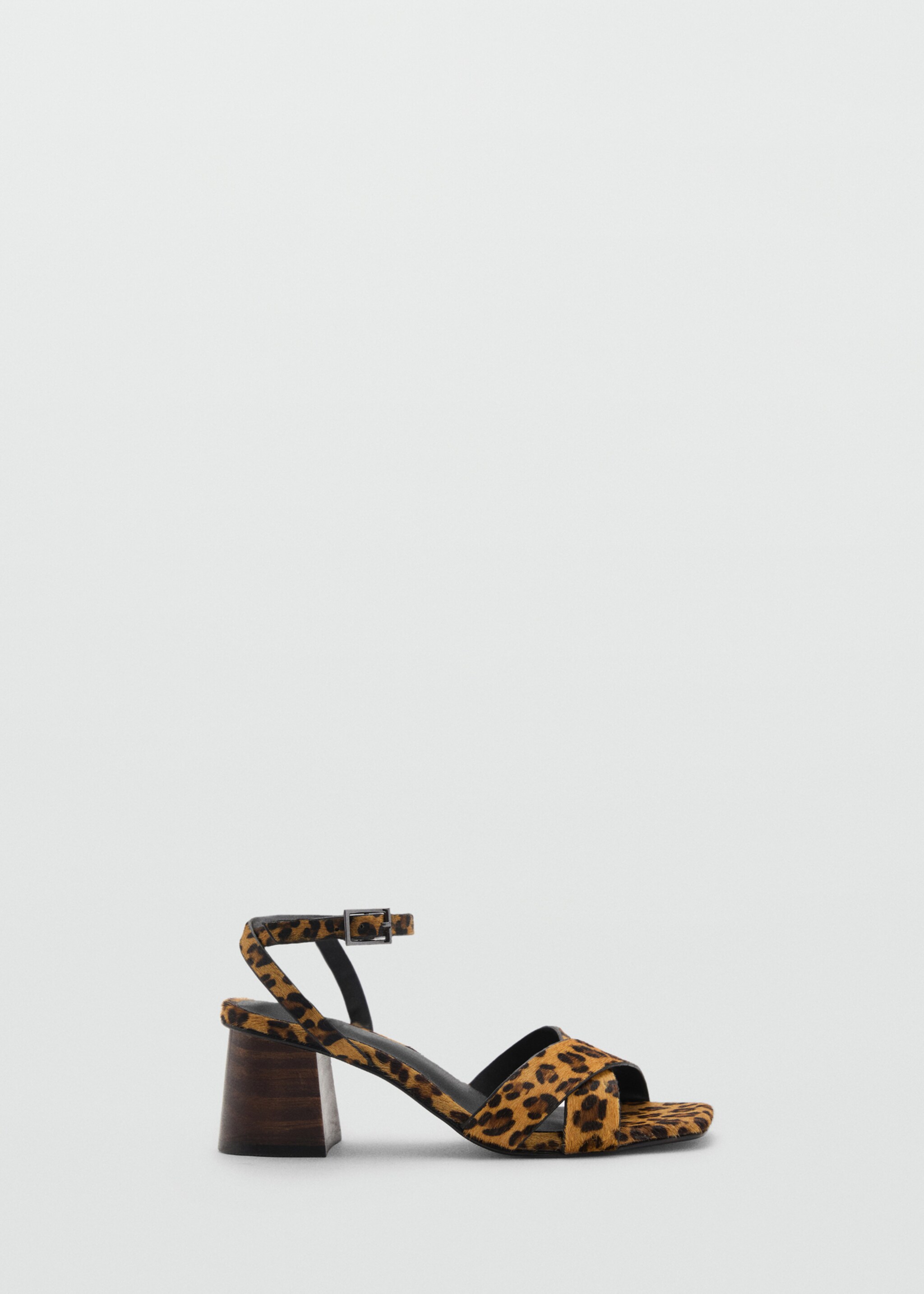 Leopard leather sandals - Article without model