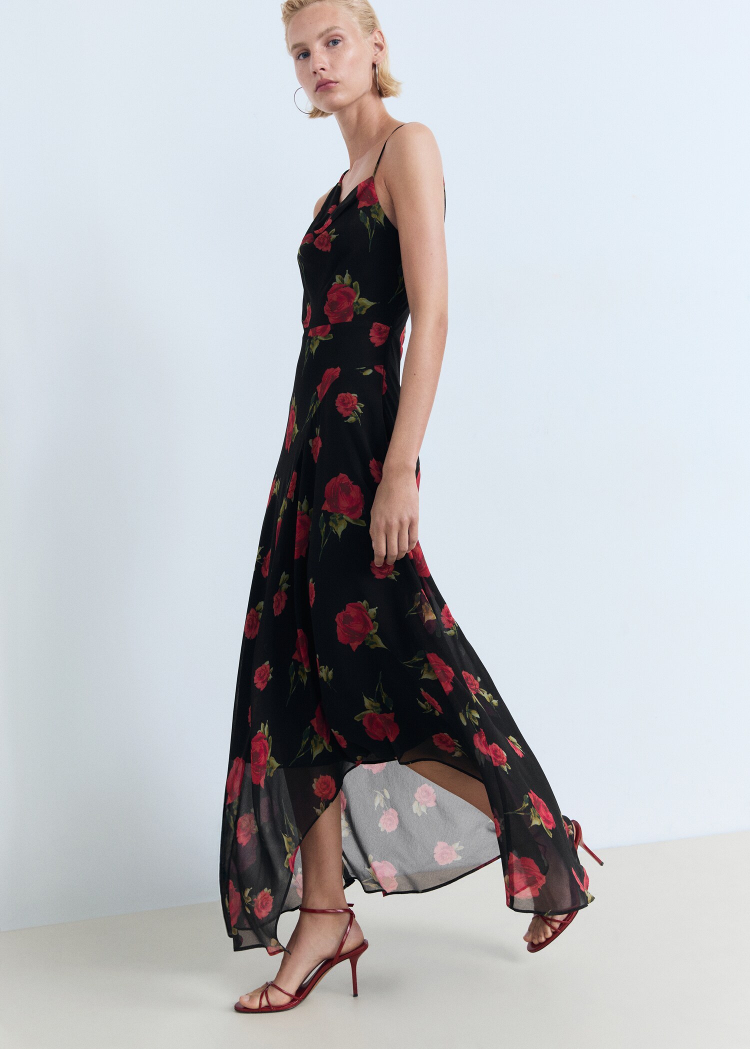 Vestido largo estampado floral - Detalle del artículo 2