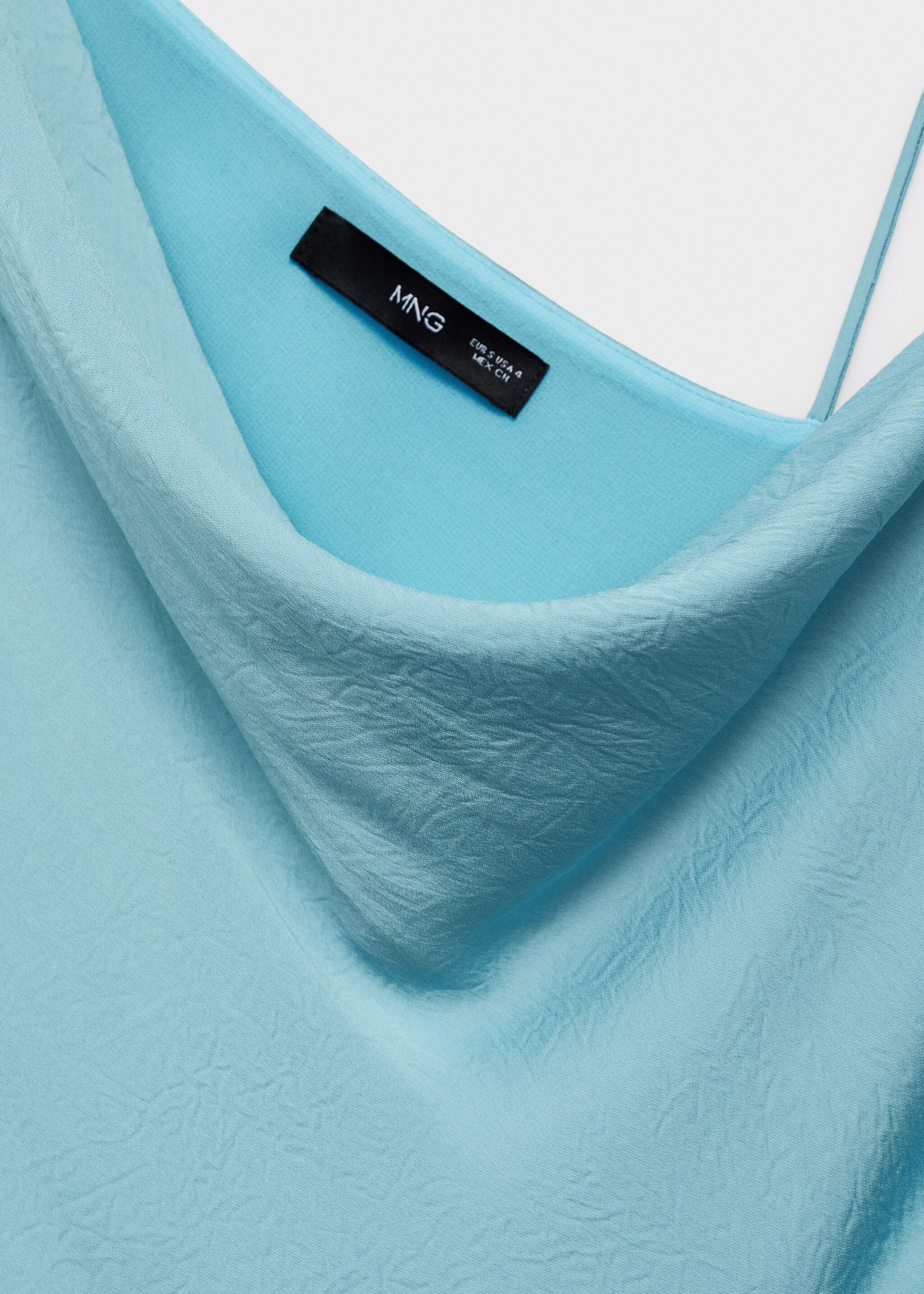 Asymmetrical wrinkled-effect dress - Details of the article 8