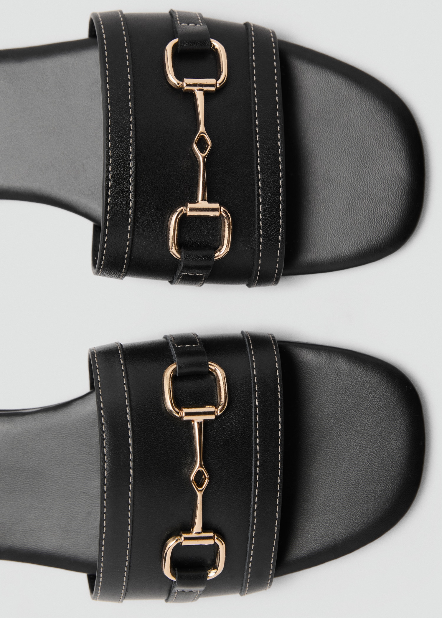 Buckle leather sandals - Women | MANGO USA