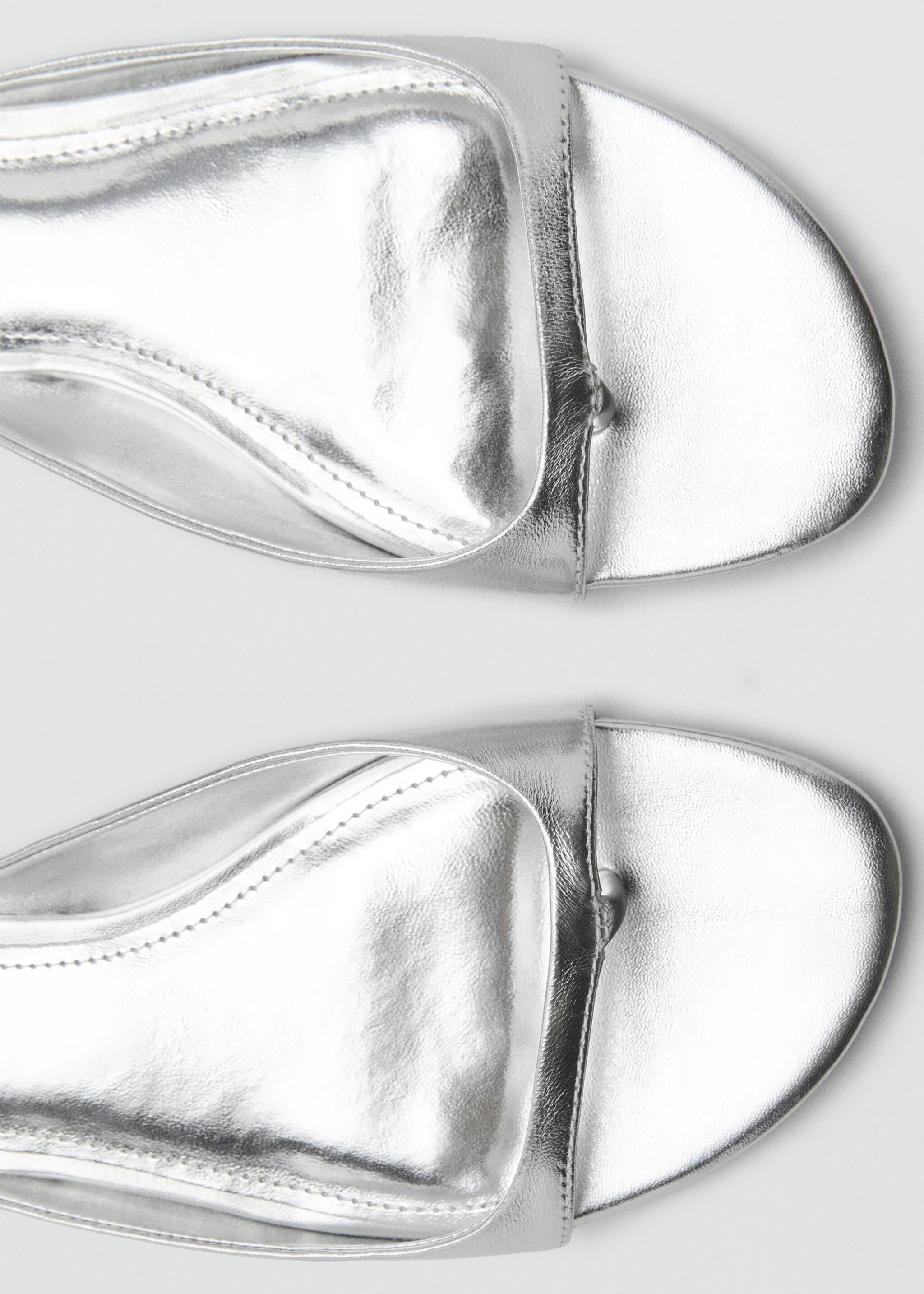 Metallic leather sandals - Details of the article 3