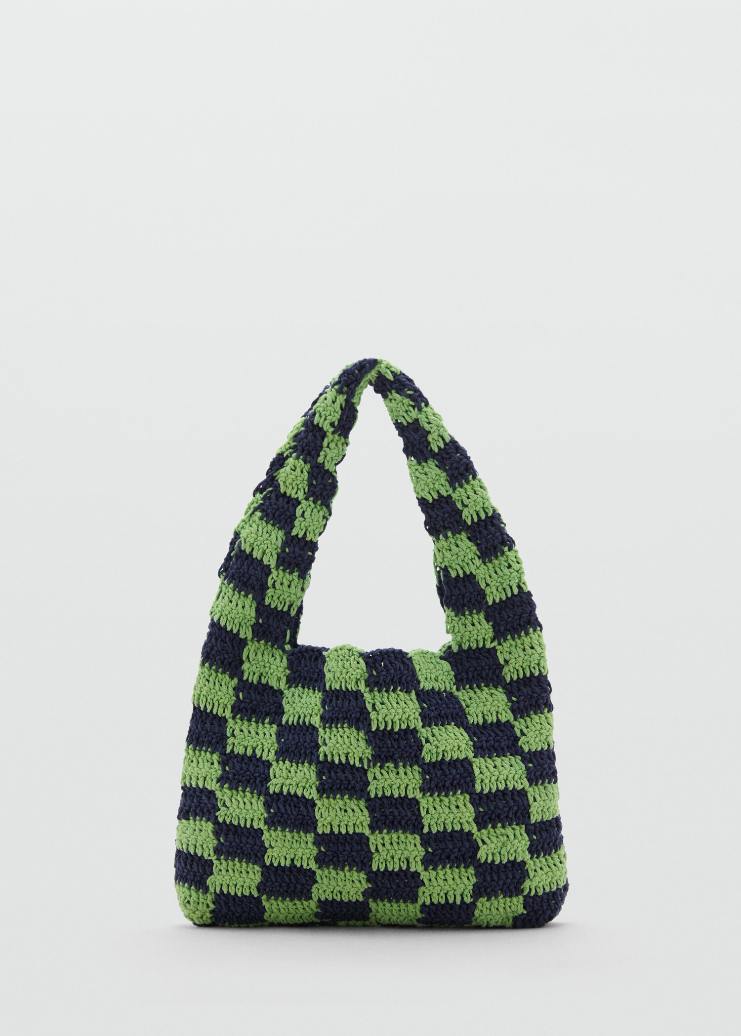 Sac crochet carreaux - Article sans modèle