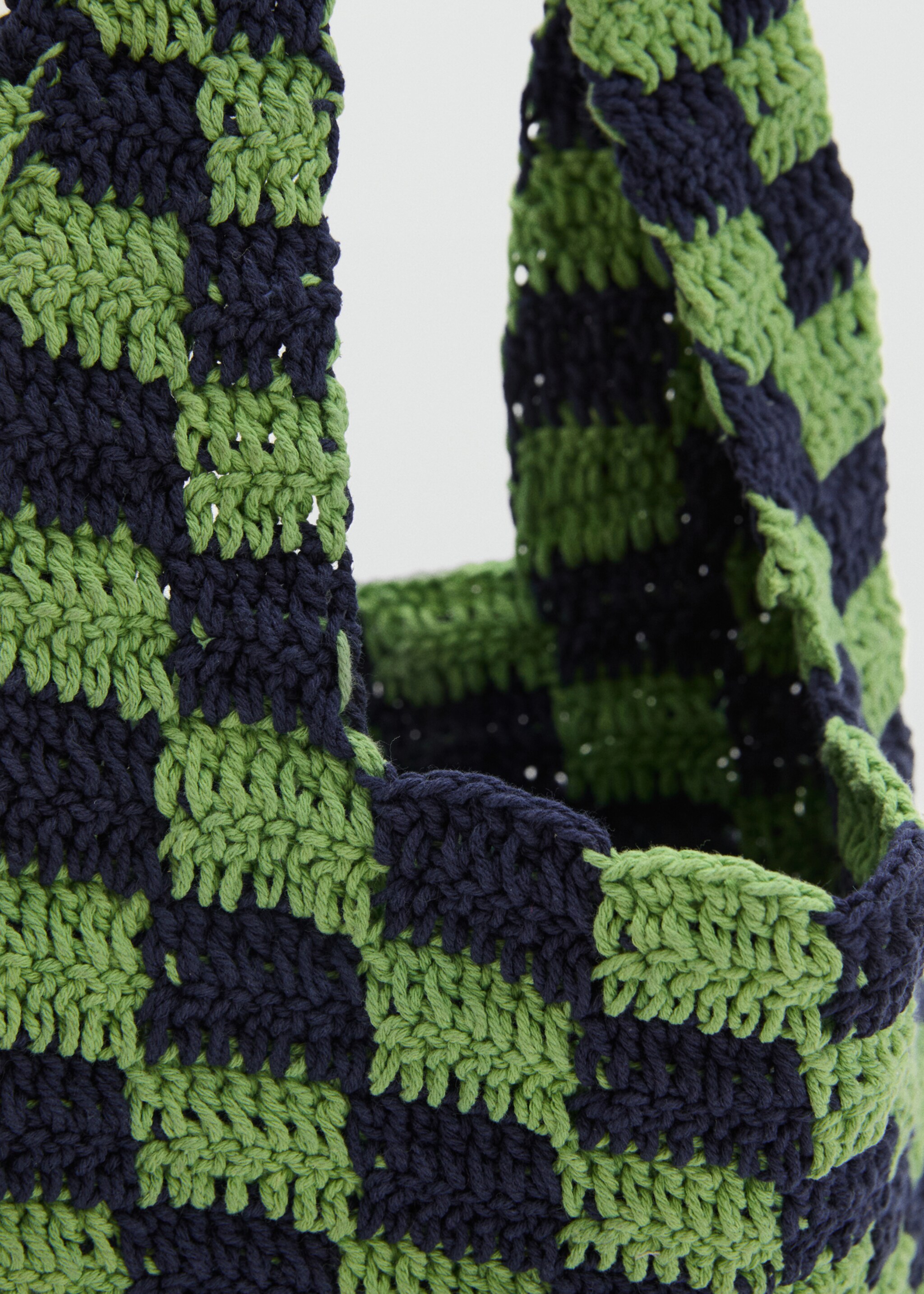 Sac crochet carreaux - Détail de l'article 1