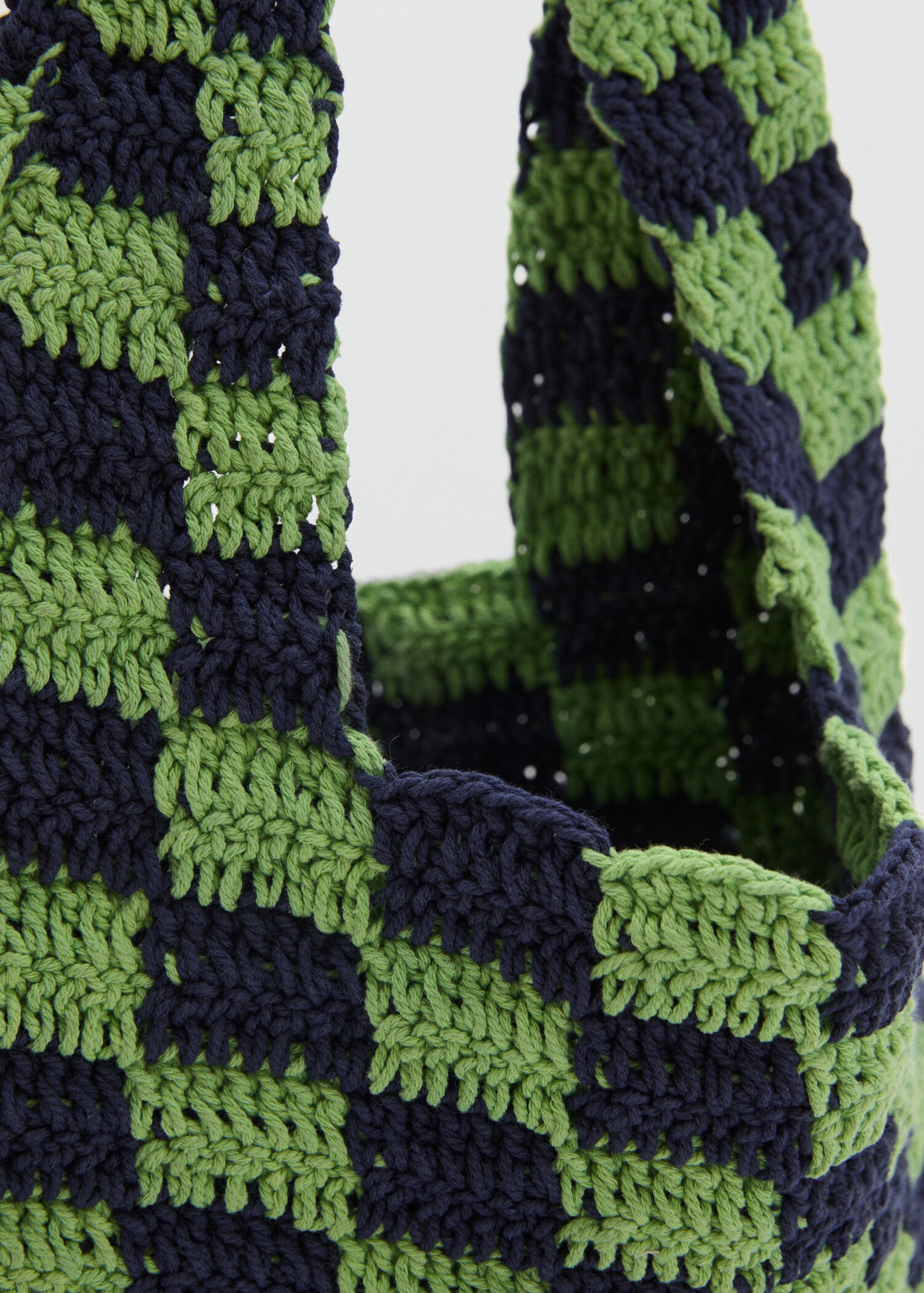 Sac crochet carreaux - Détail de l'article 1